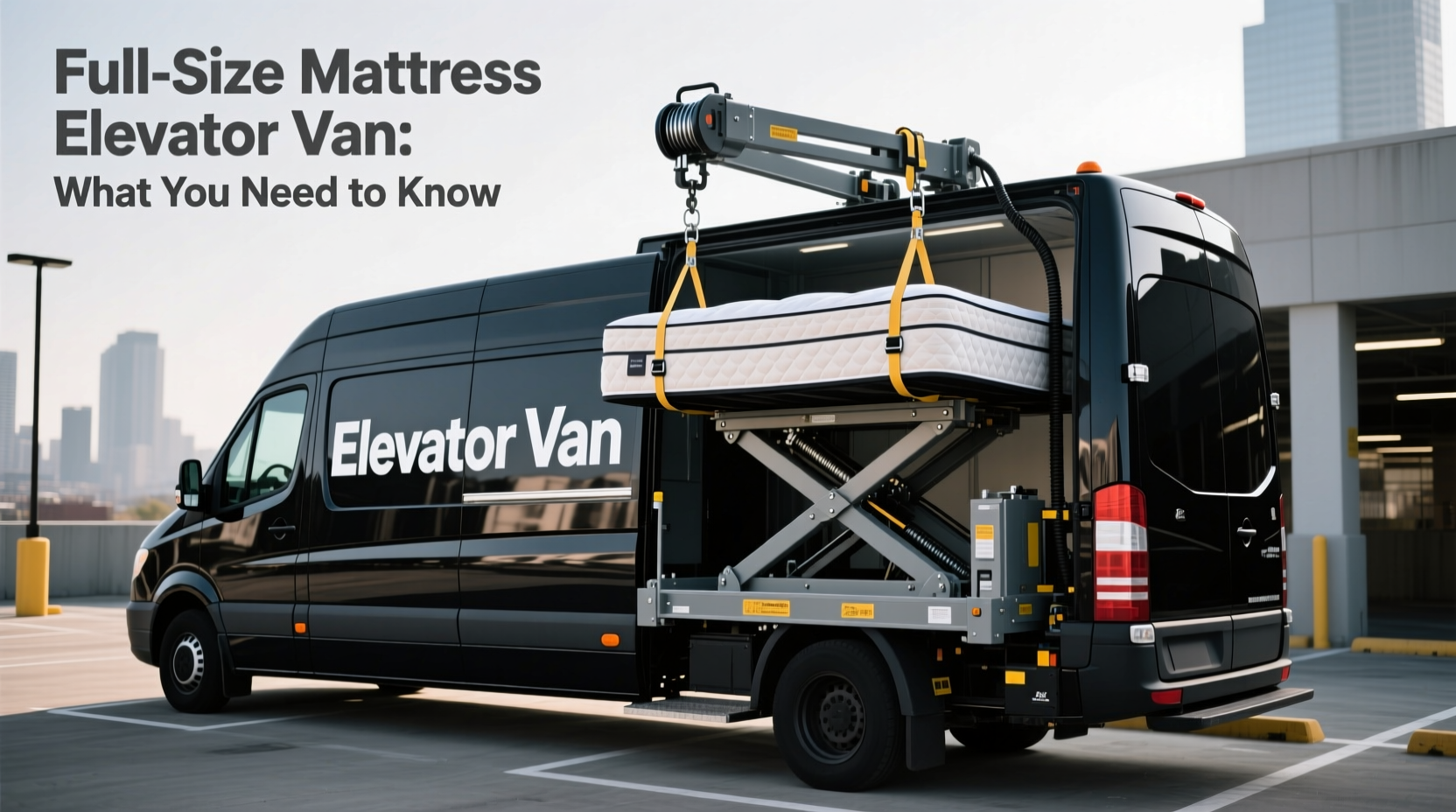 full size mattress elevator van