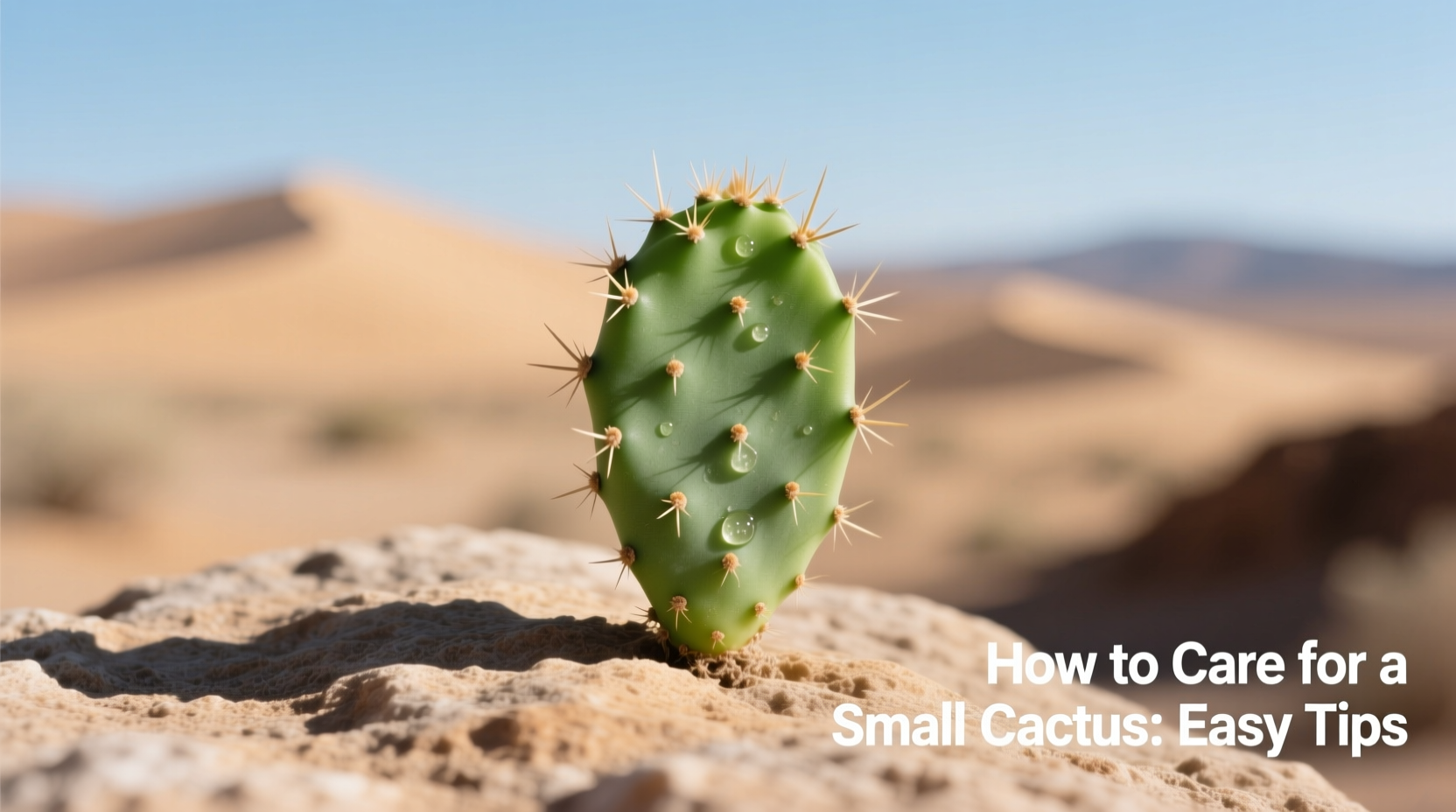how to care for a small cactus