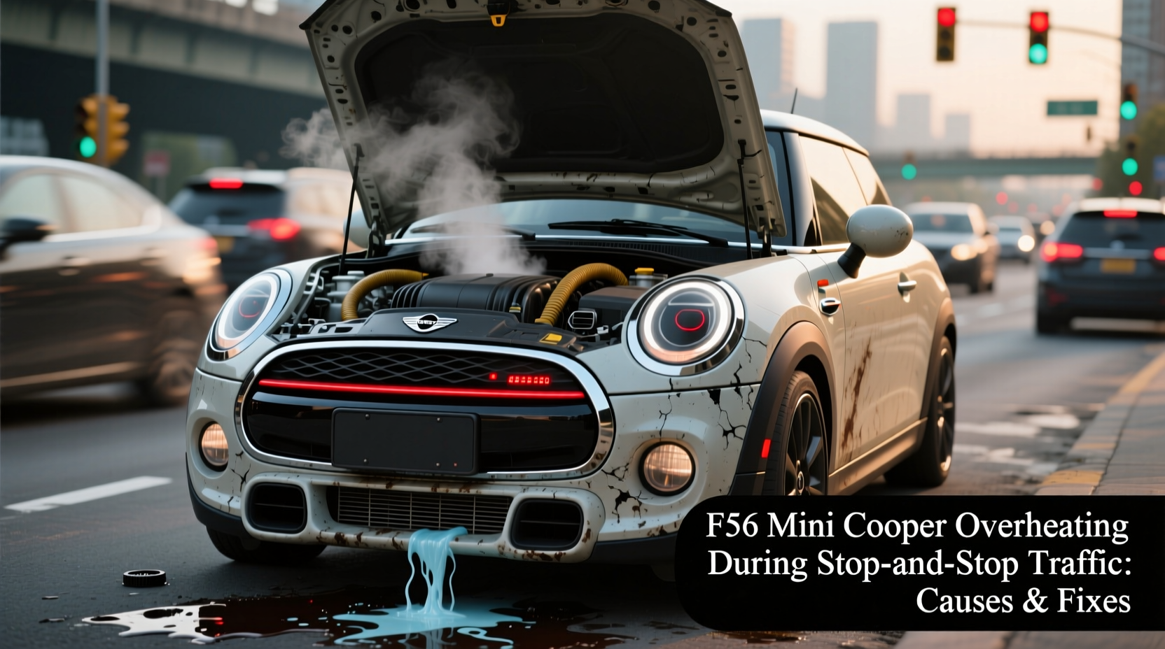 f56 overheating stop go