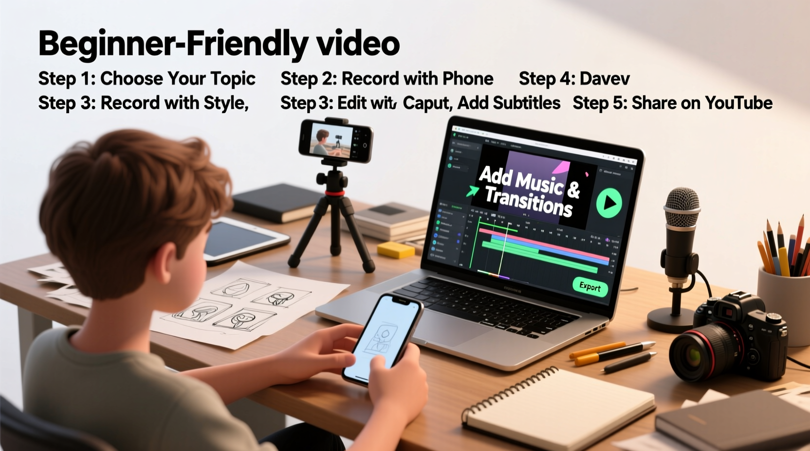 how to make a video for free step by step tips and best tools for beginners