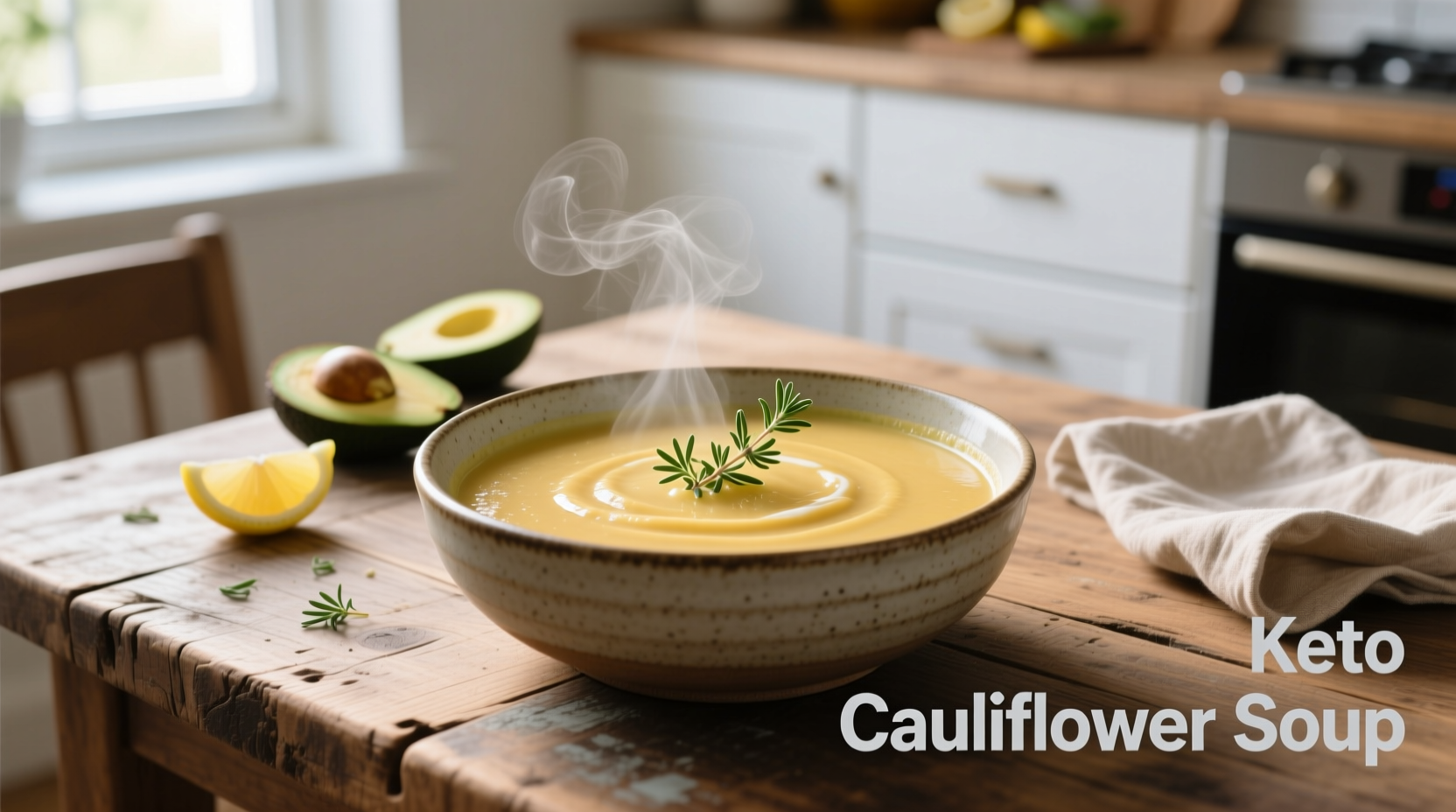 cauliflower soup keto