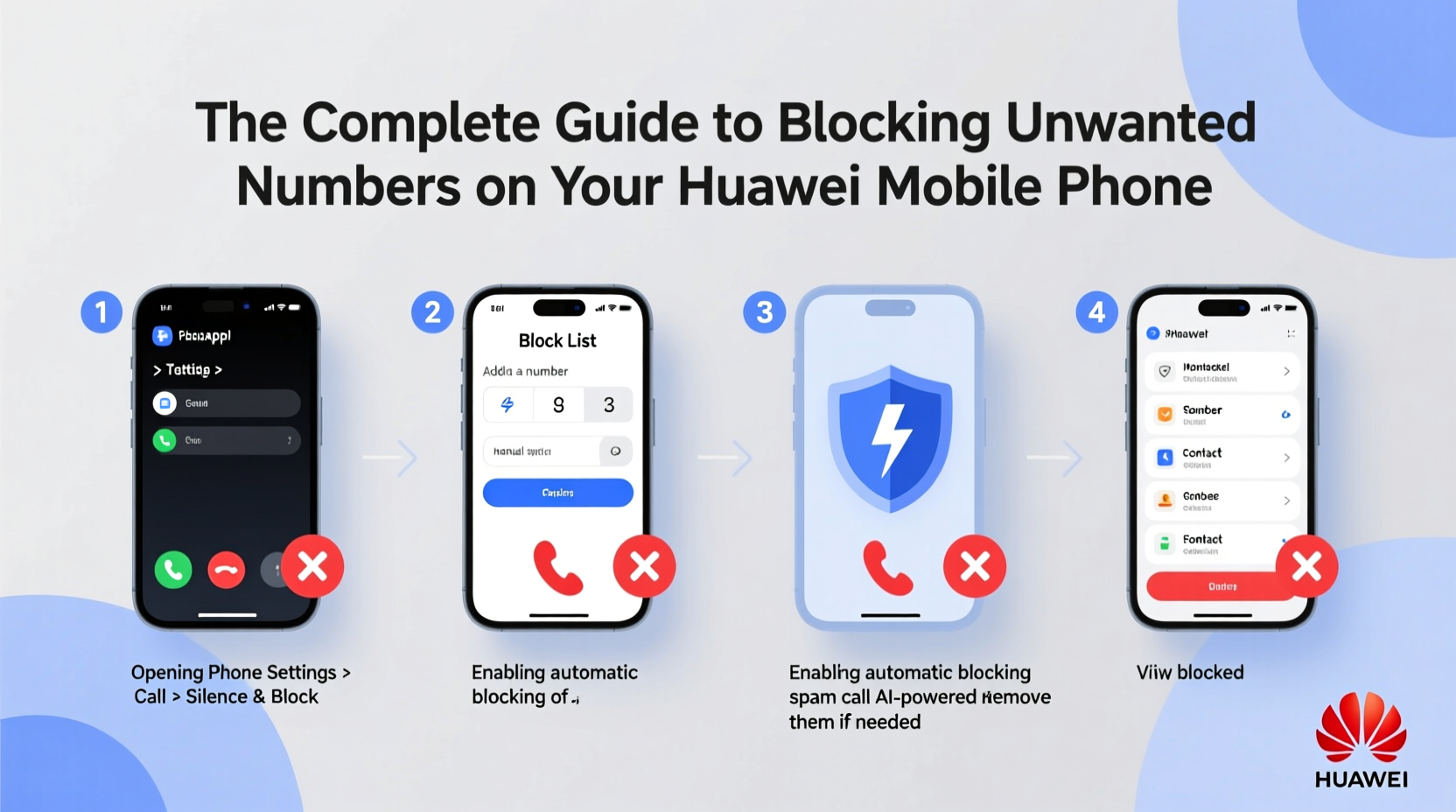 the complete guide to blocking unwanted numbers on your huawei mobile phone