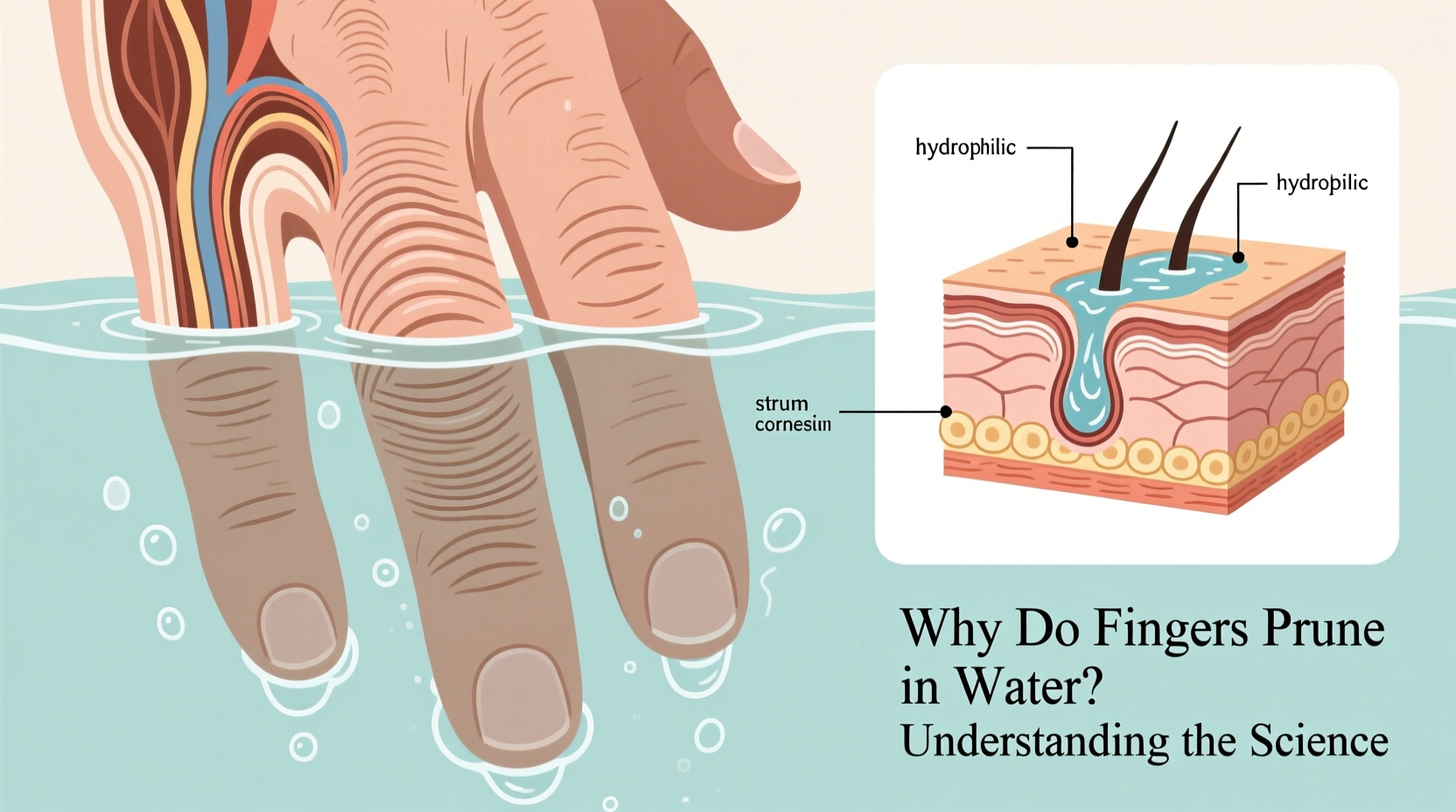 why do fingers prune in water understanding the science