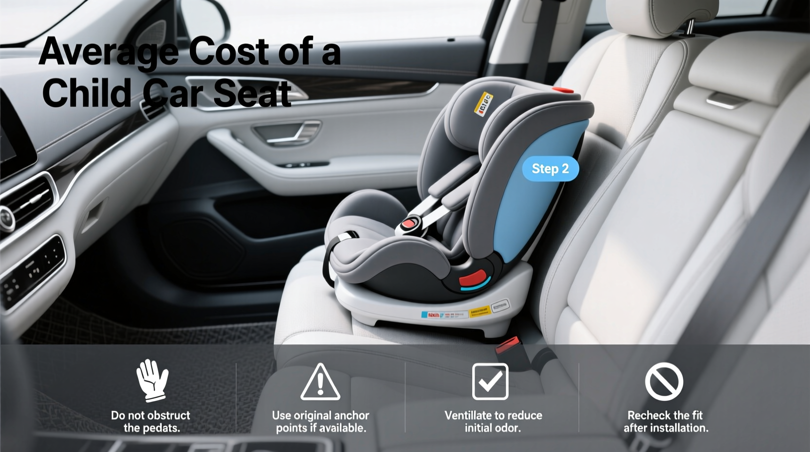 how much on average does a child car seat cost