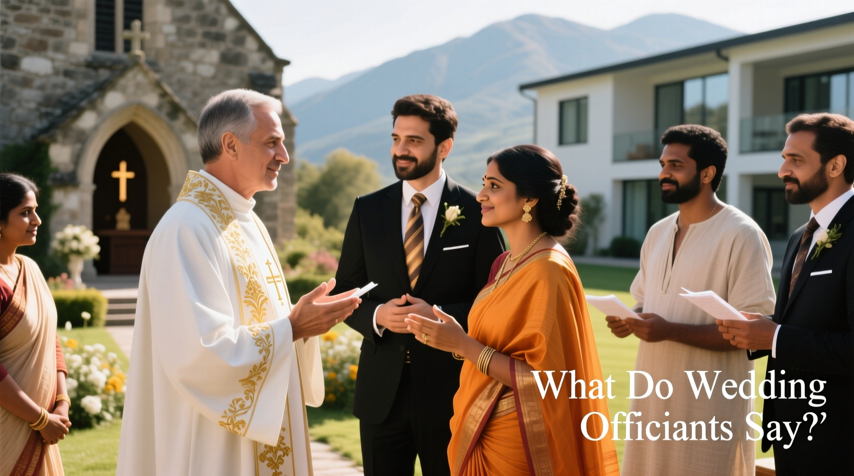 what do wedding officiants say