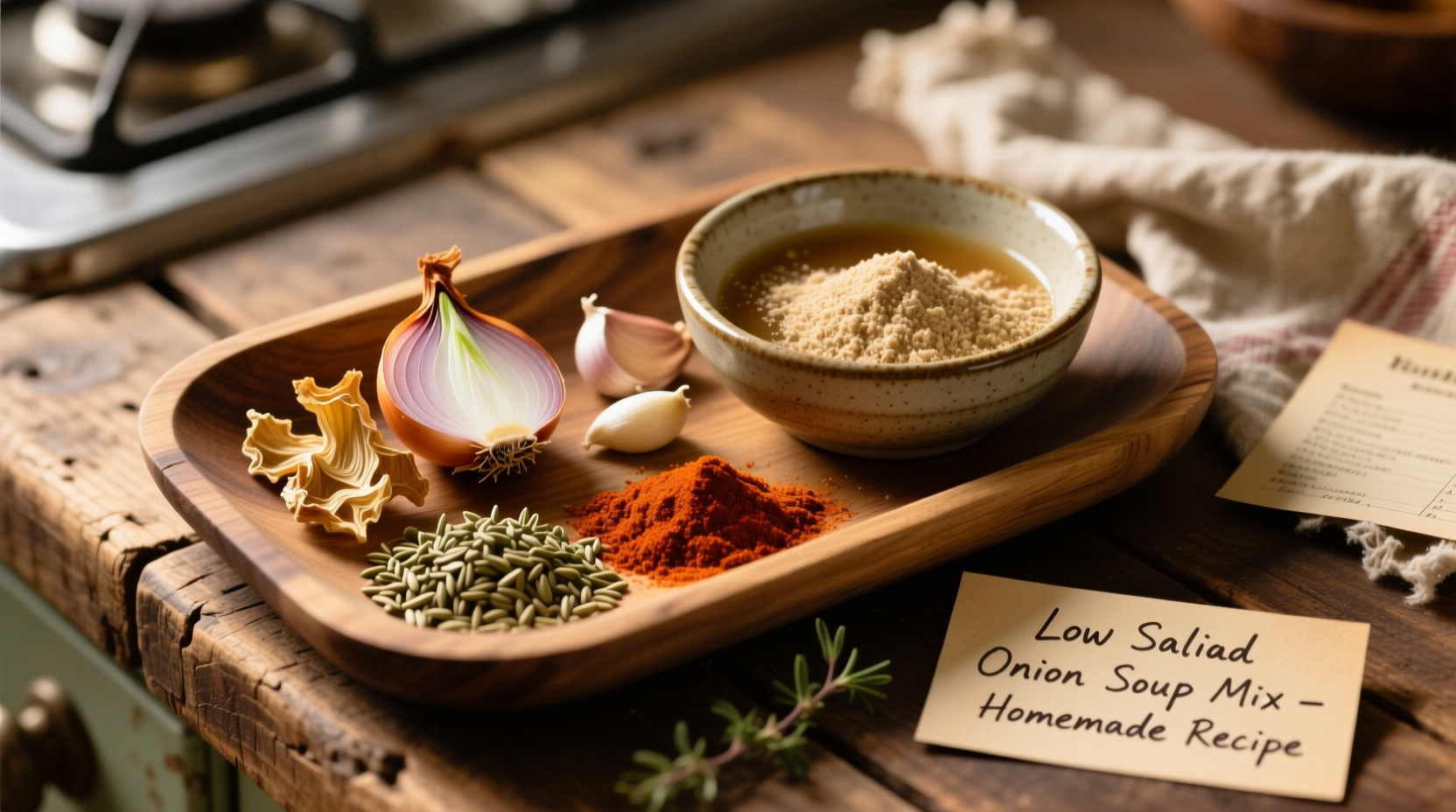 Homemade low sodium onion soup mix ingredients