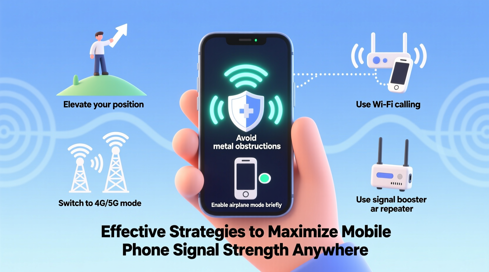 effective strategies to maximize mobile phone signal strength anywhere
