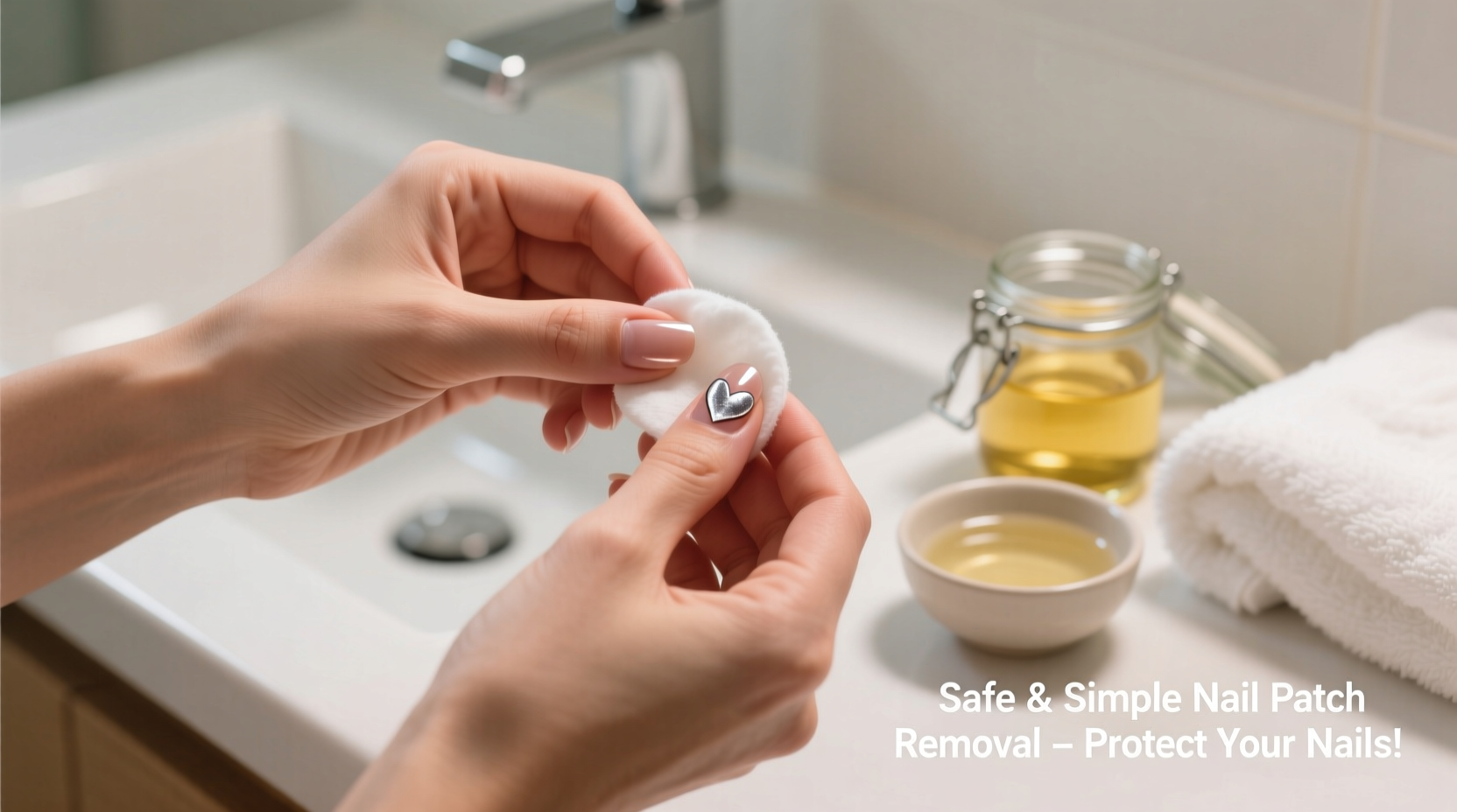 safe and simple ways to remove shiny love nail patches without harming your nails