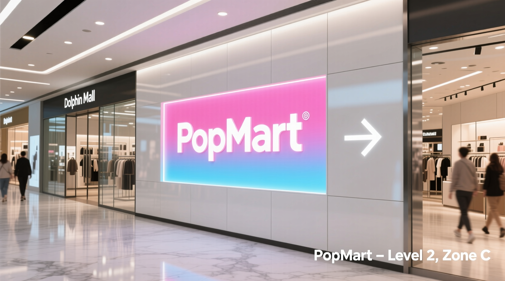 where is the popmart in dolphin mall
