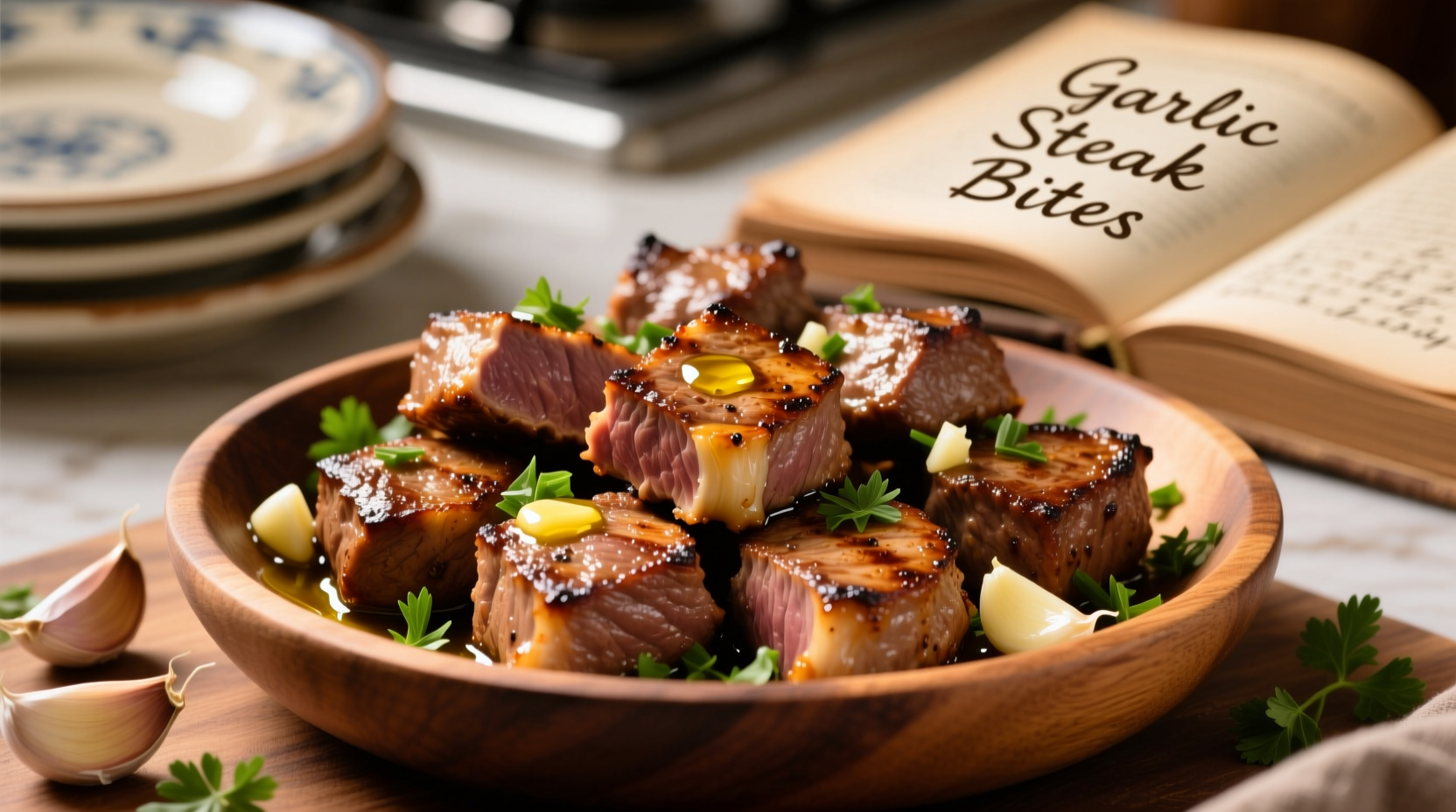 Perfect Garlic Steak Bites Recipe in 20 Minutes