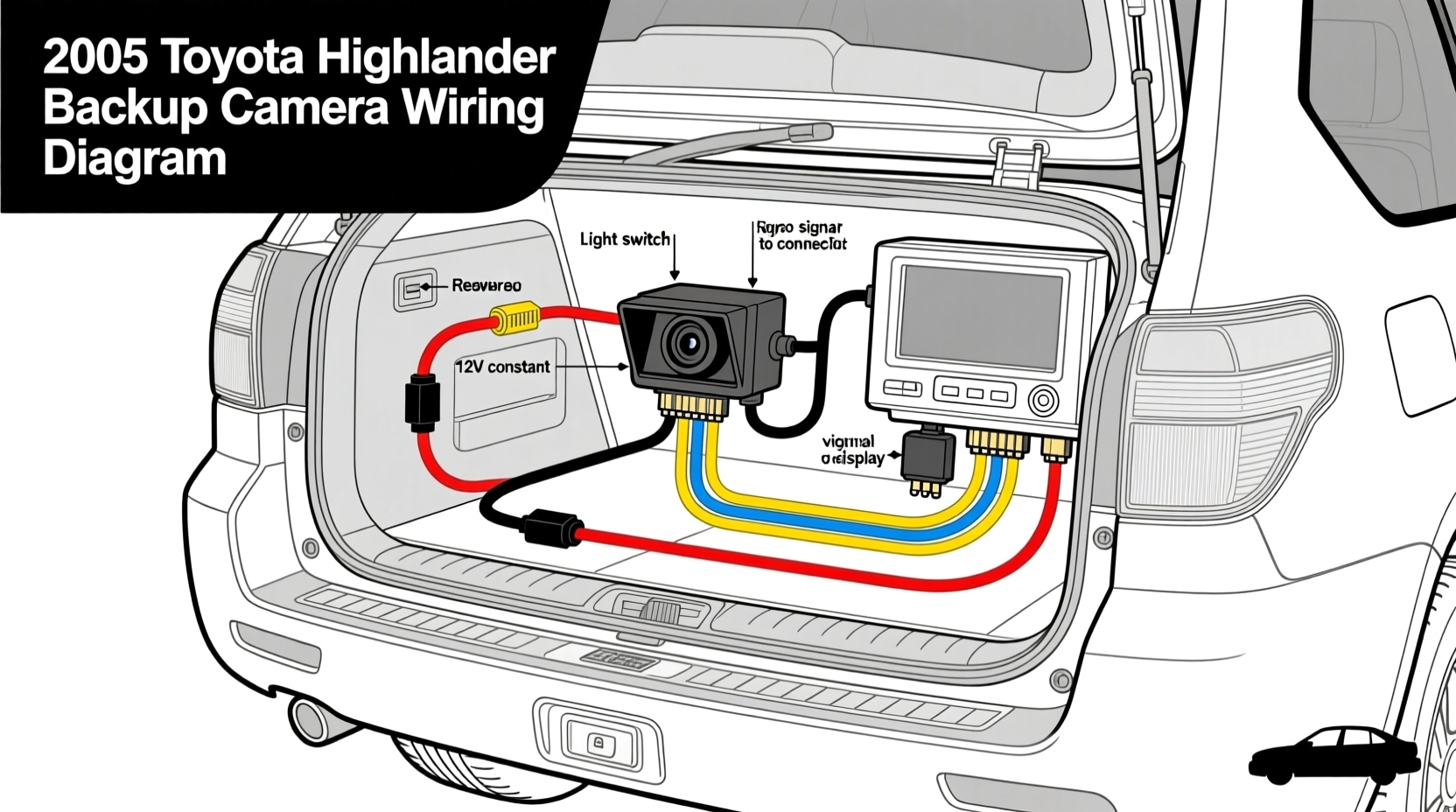 Highlander 2008 Backup Camera Wiring Guide & Diagram