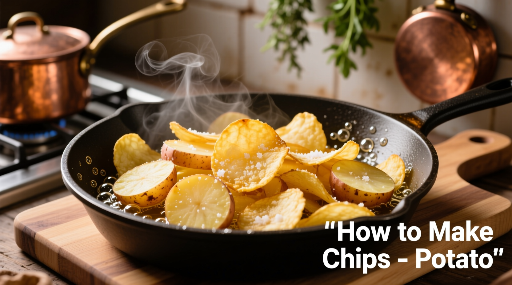 how to make chips potato