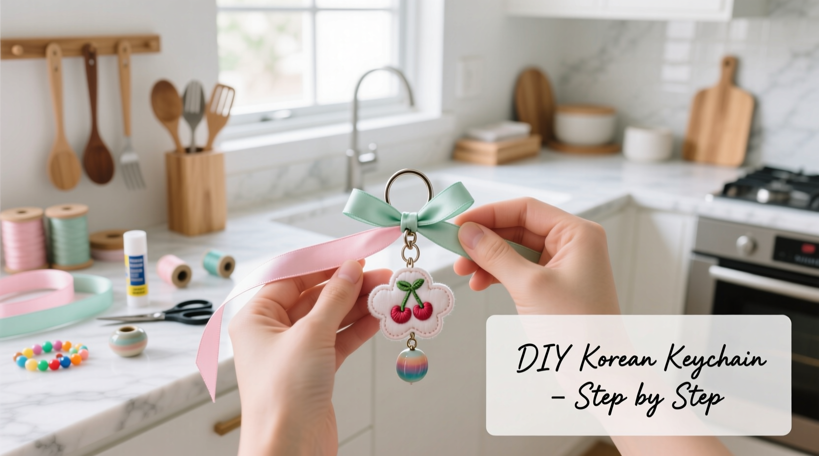 step by step guide to creating a stylish diy korean style keychain at home