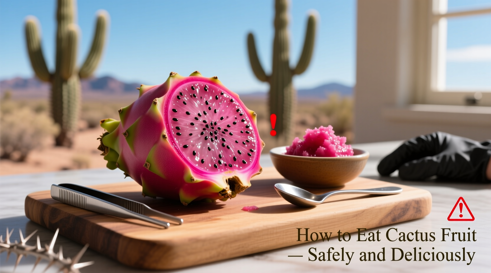 how do you eat cactus fruit