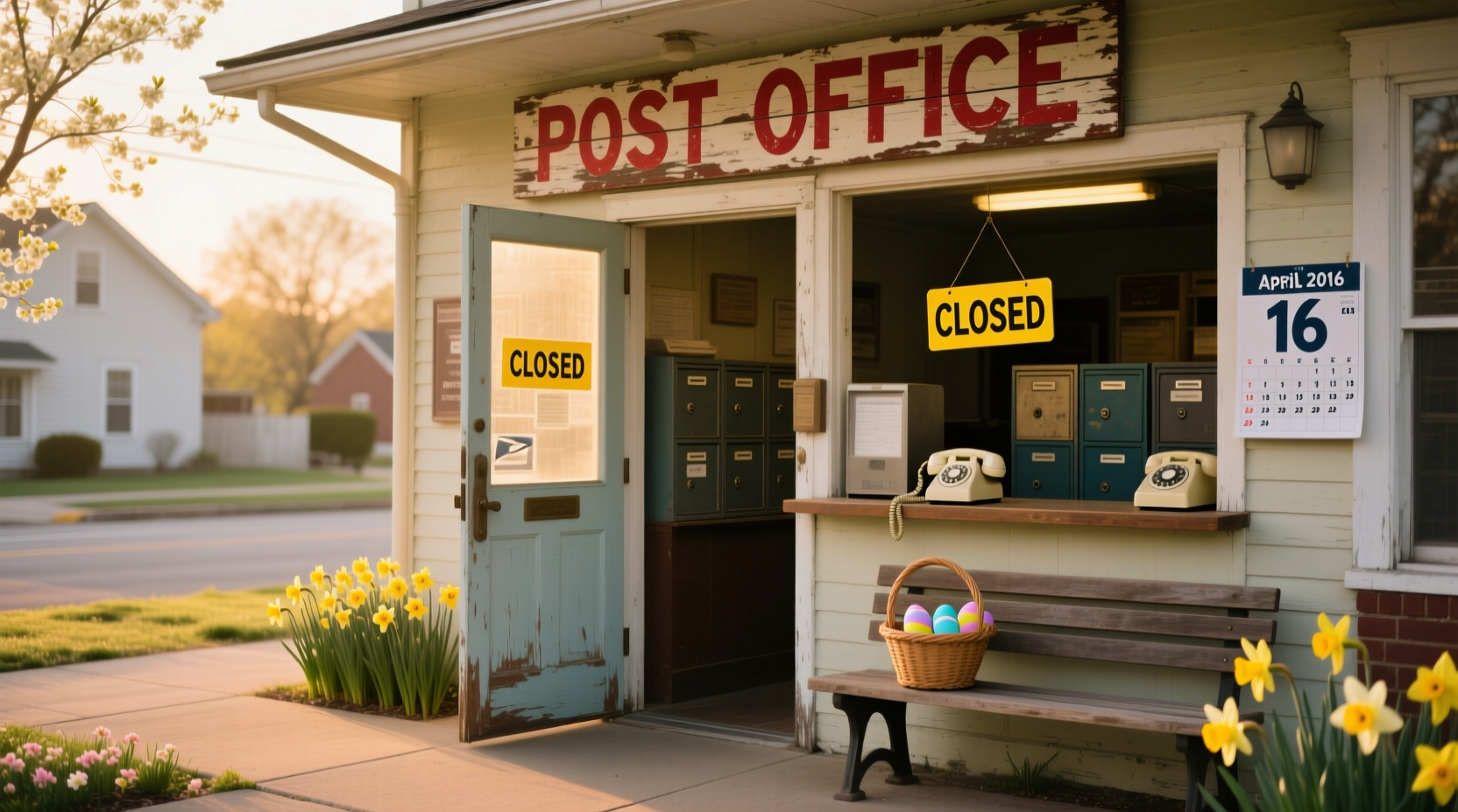 are post offices open easter saturday 2016