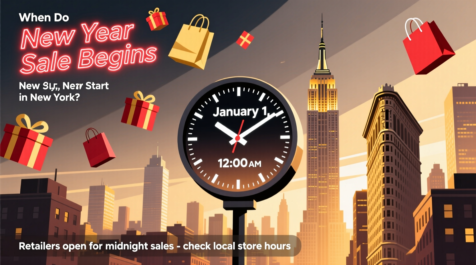 when do new year sales start in new york