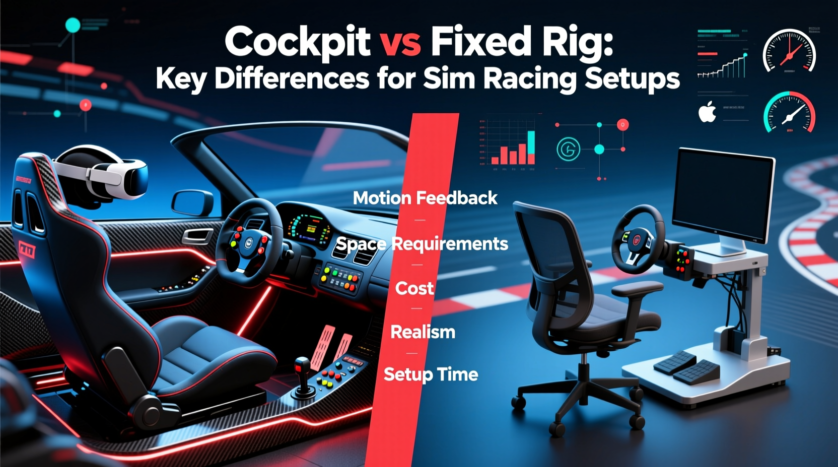 cockpit vs fixed rig