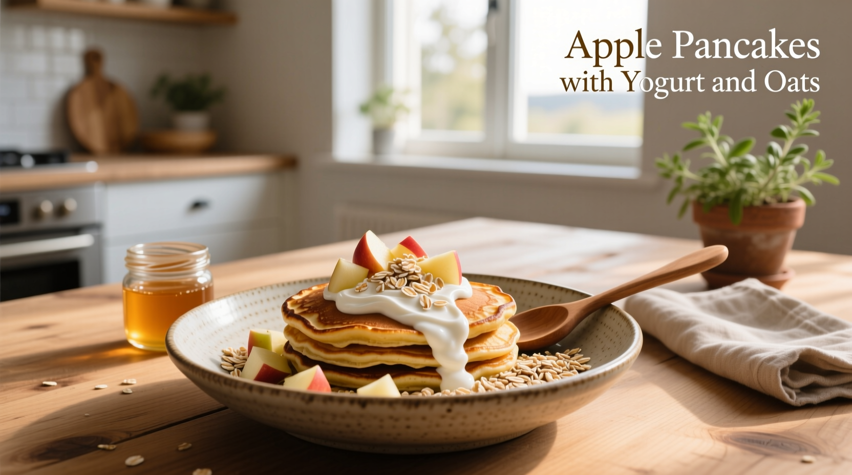 apple oat yogurt pancakes guide