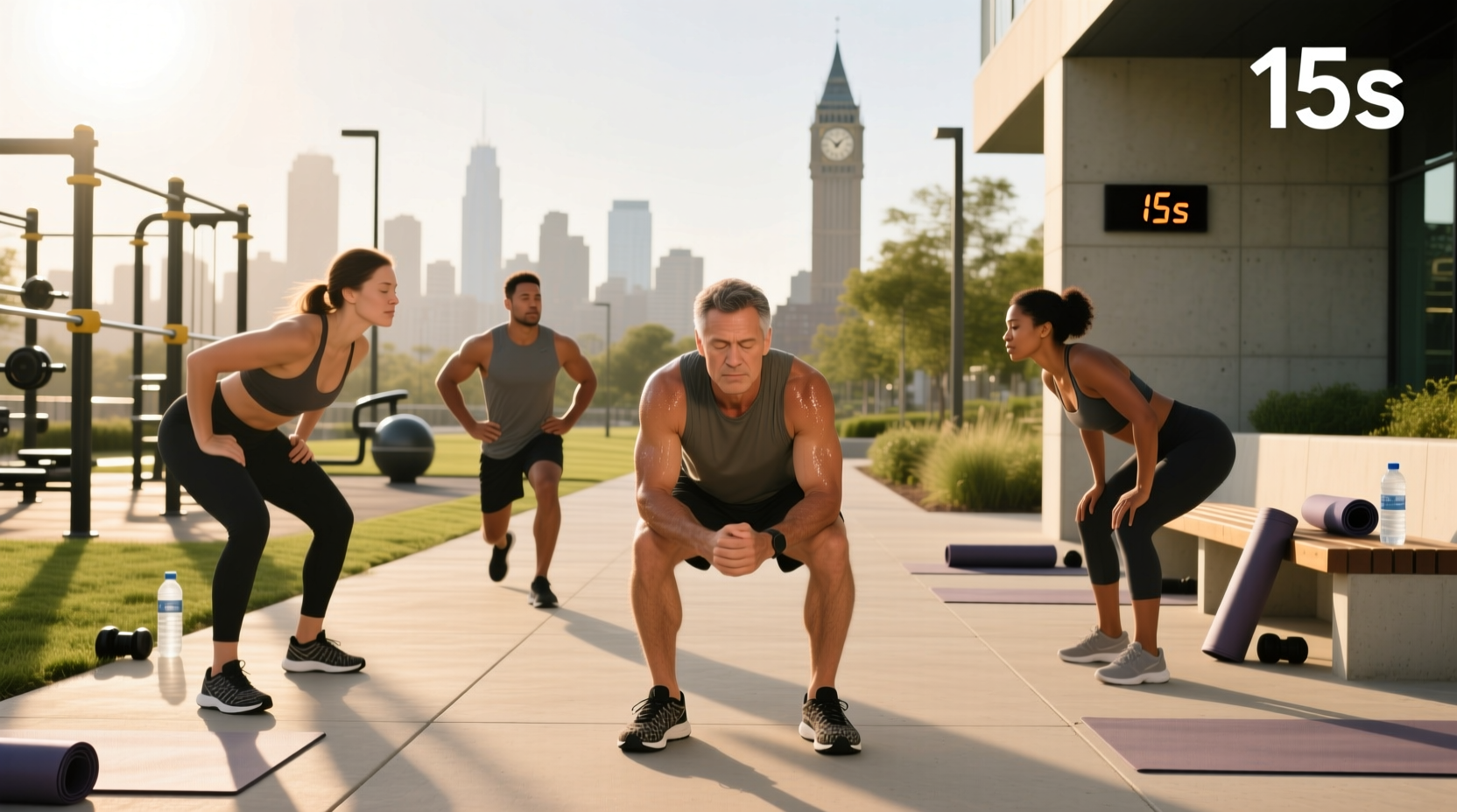 15 seconds of rest in hiit programming