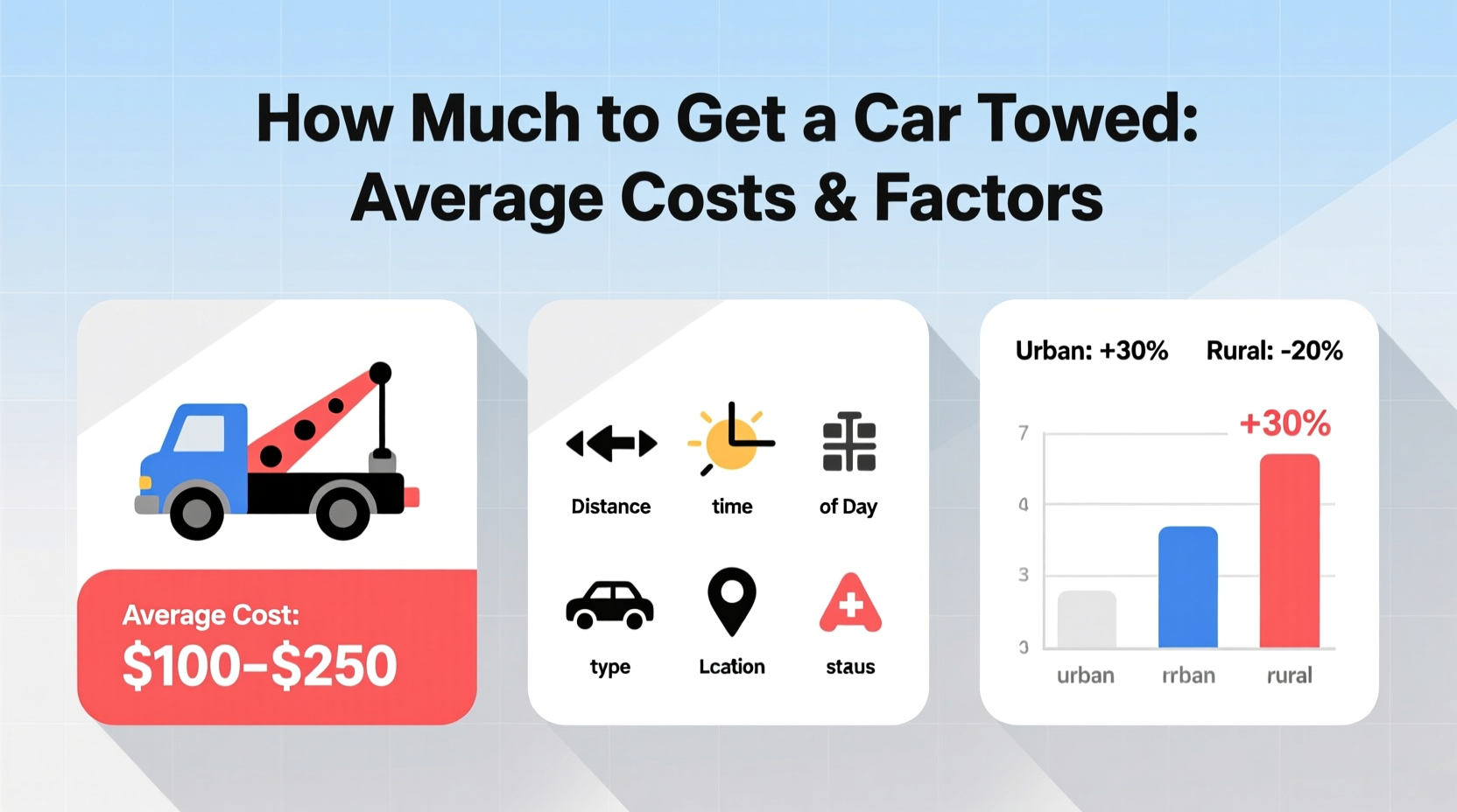 how much to get a car towed