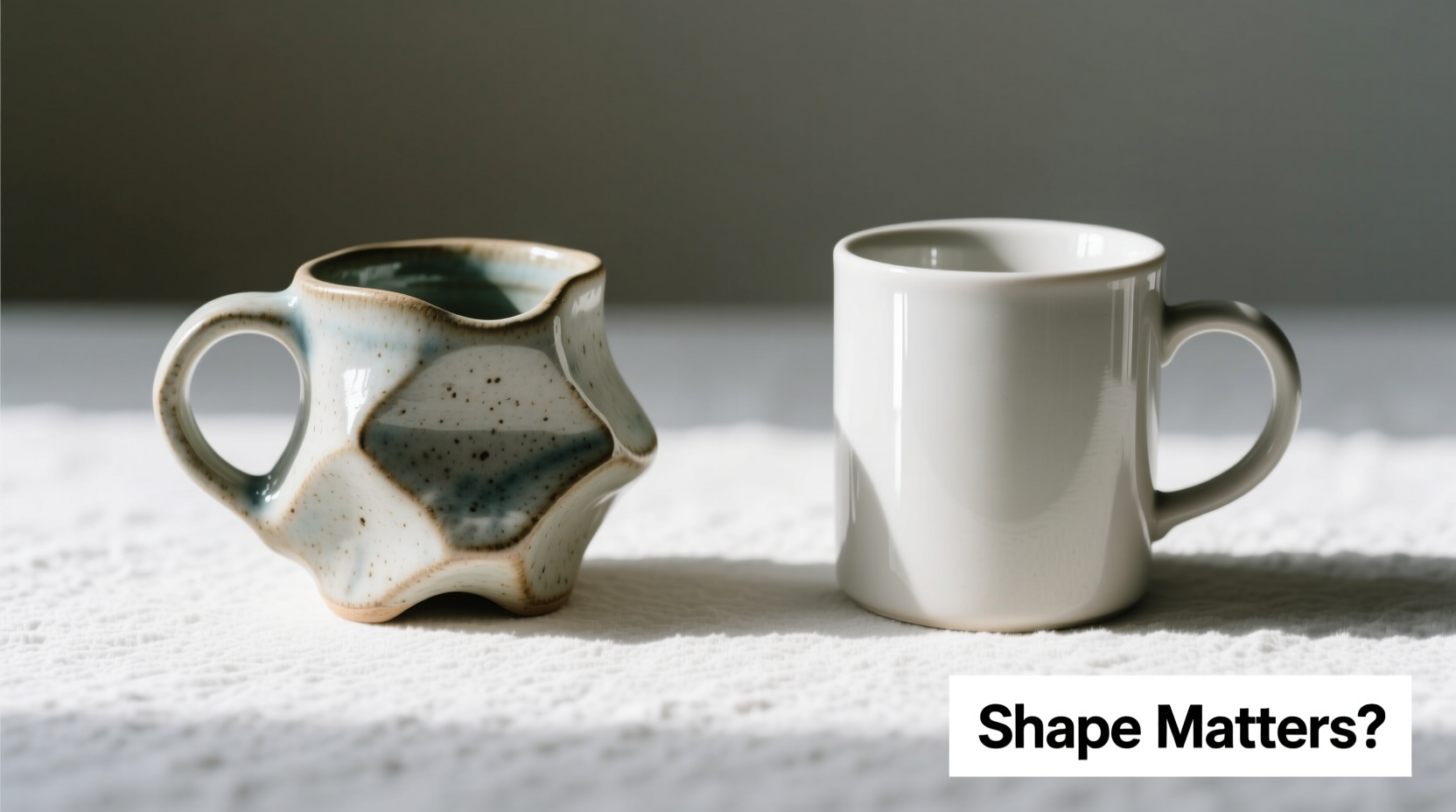 irregular mug vs cylindrical mug does the shape really matter