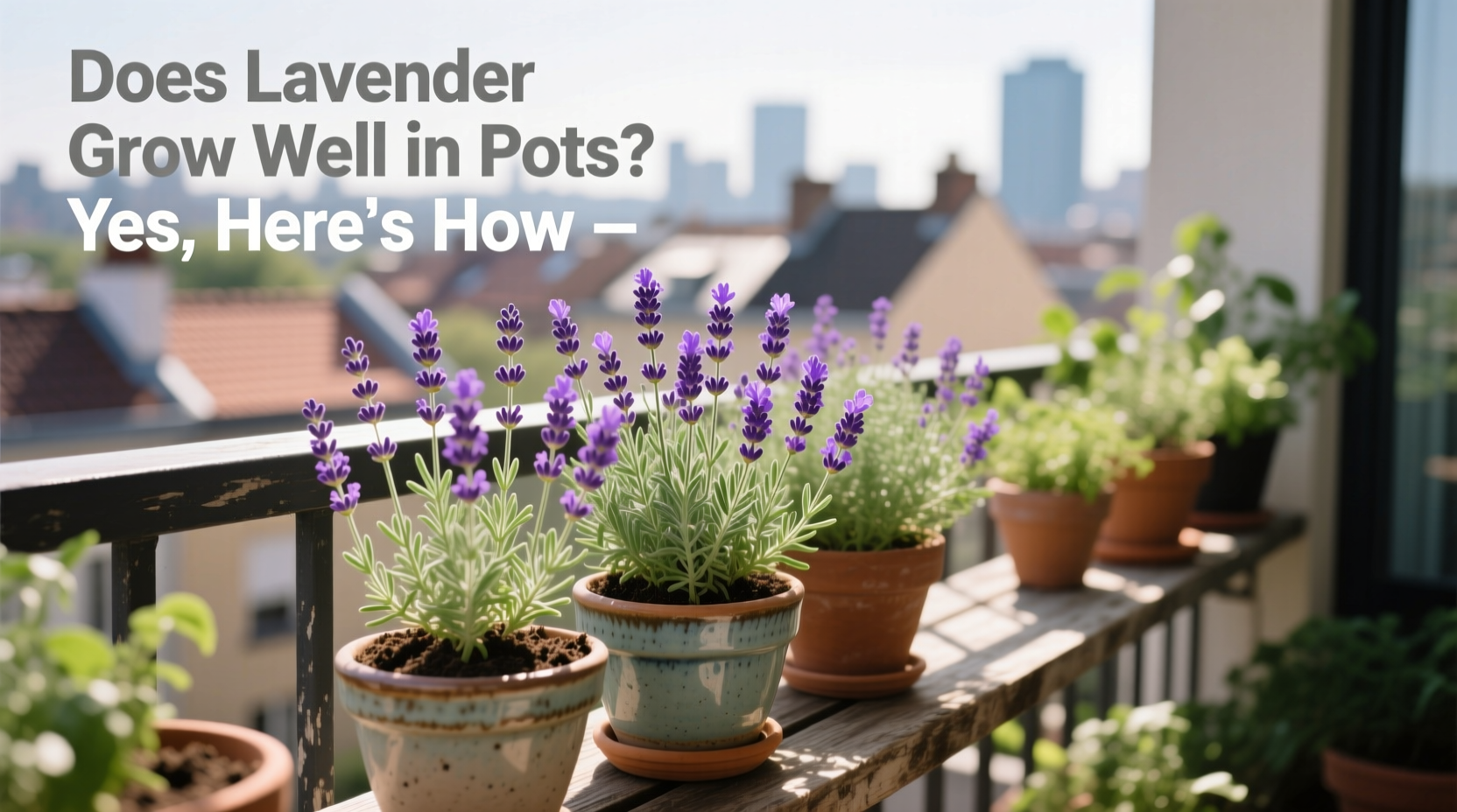 does lavender grow well in pots