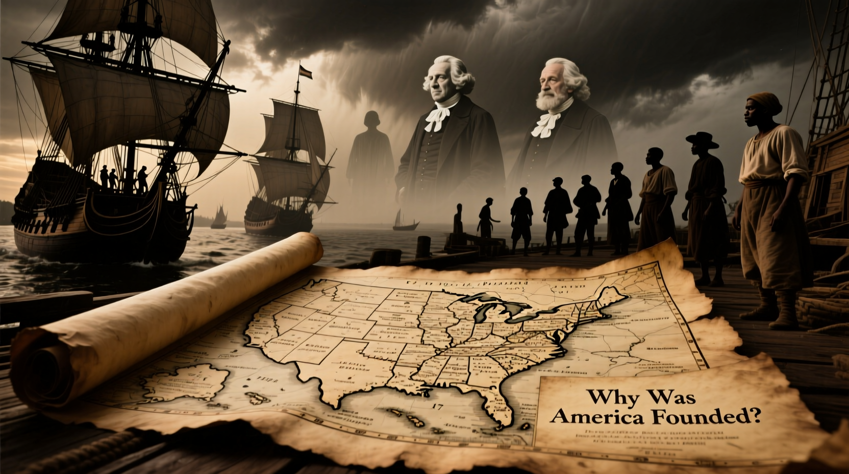 why was america founded exploring the motivations history