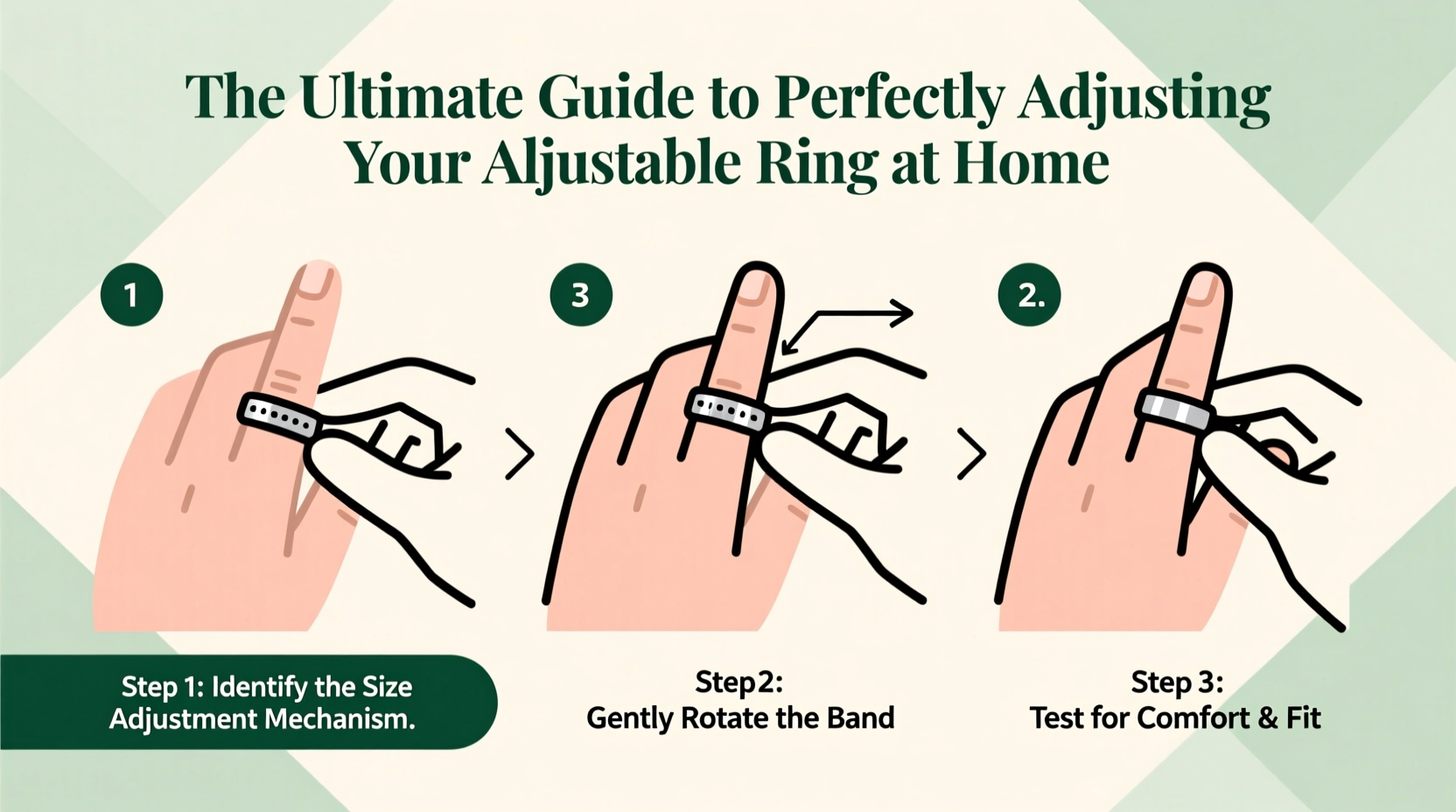 the ultimate guide to perfectly adjusting the size of your adjustable ring at home