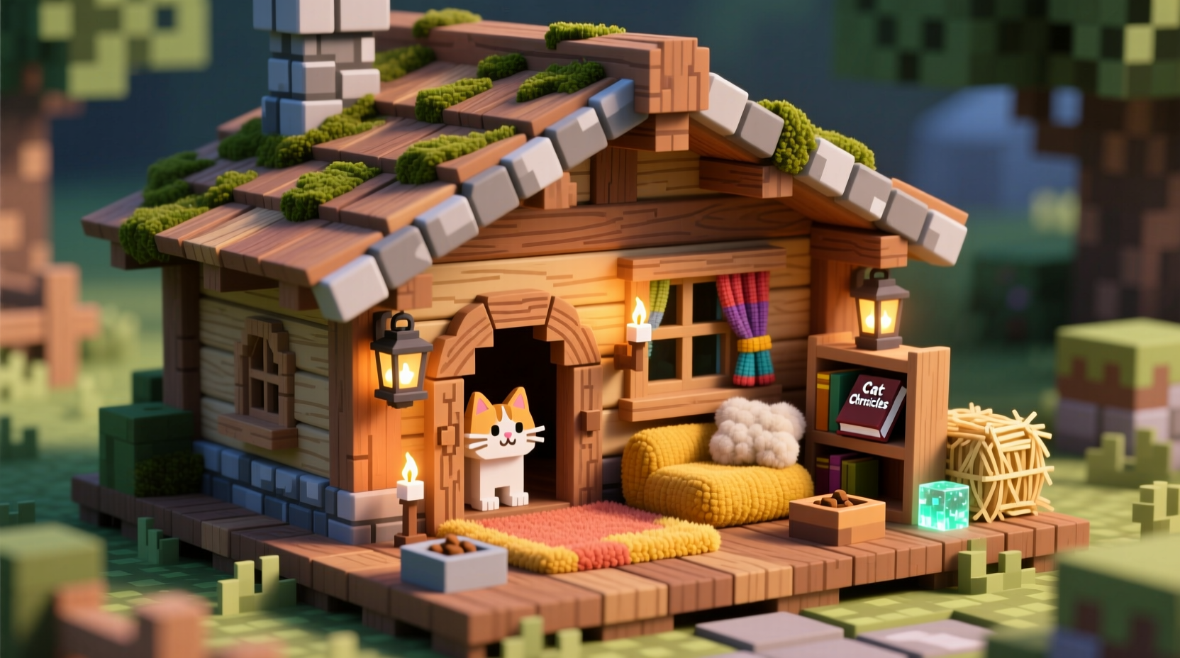 creative guide how to build a cozy and functional cat house in minecraft step by step