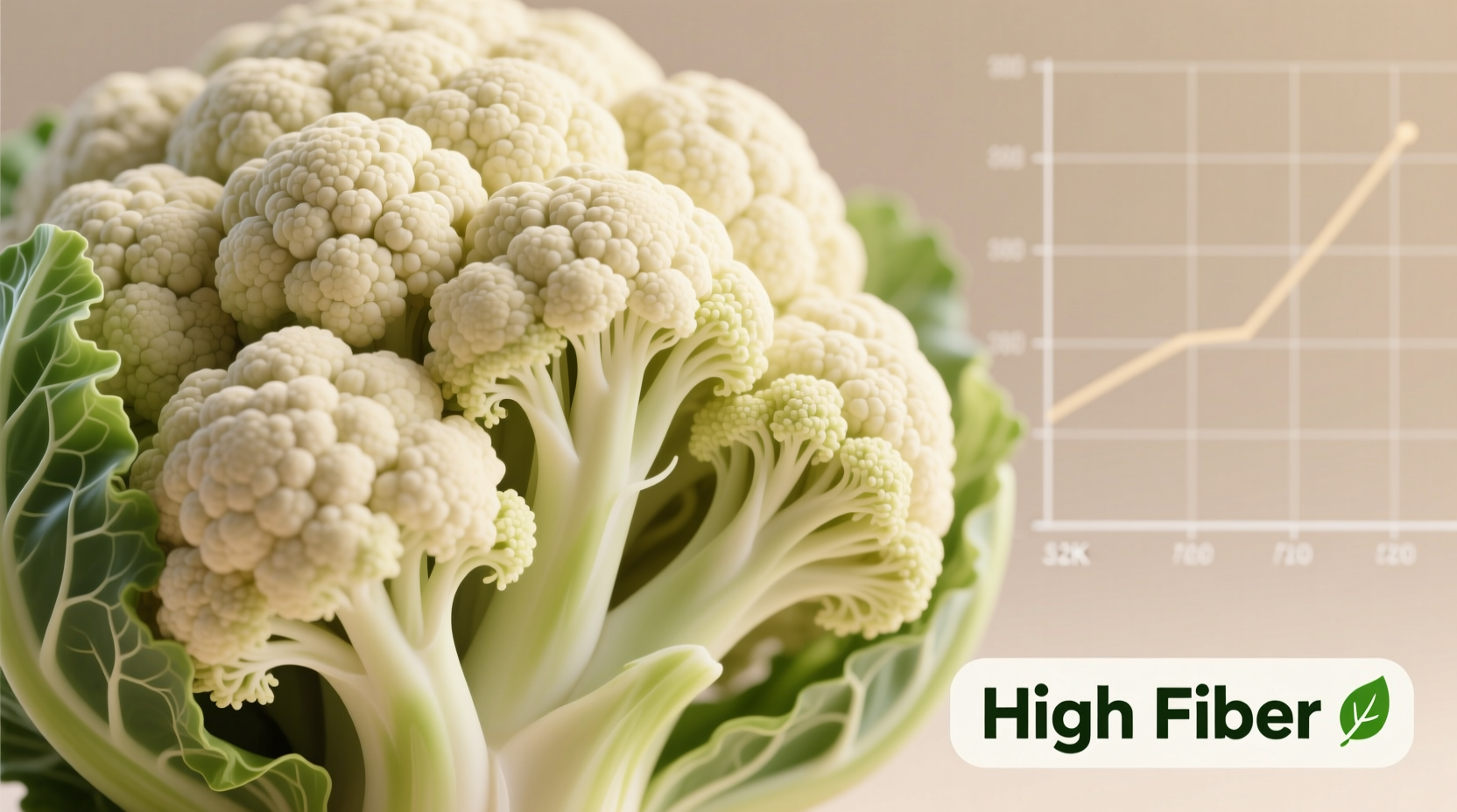 is cauliflower high fiber