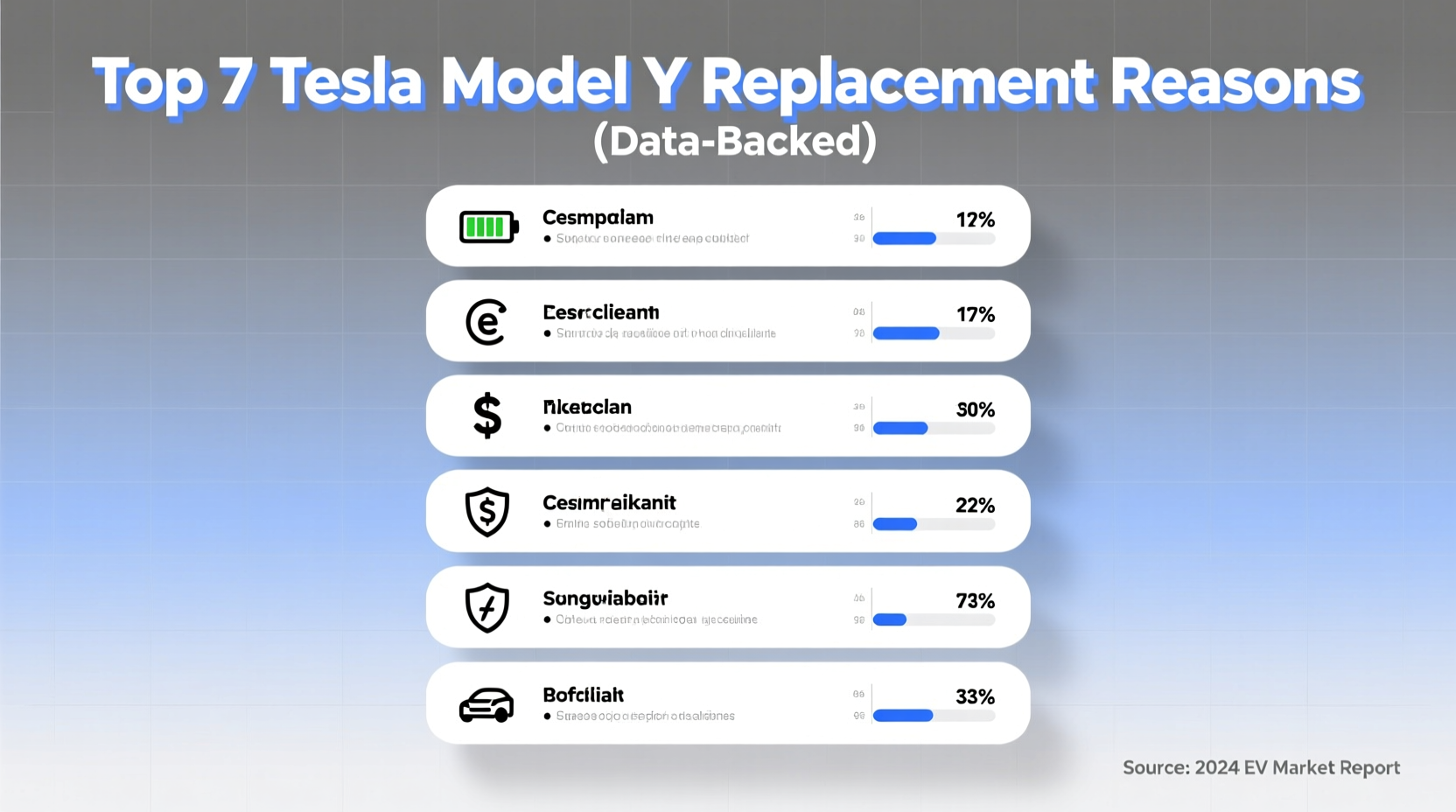 Top 7 Tesla Model Y Replacement Reasons (Data-Backed)