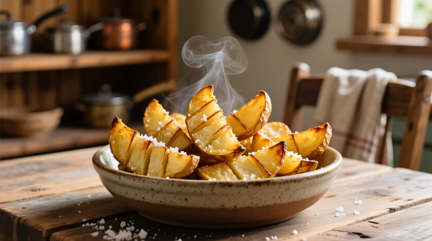 crispy oven potato wedges