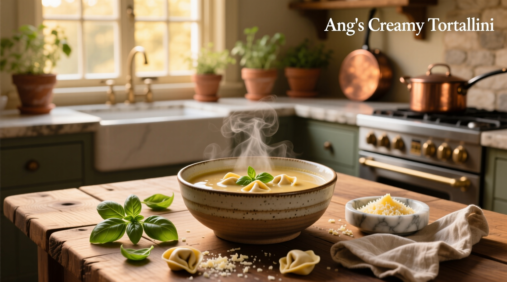 ang's creamy tortellini soup guide
