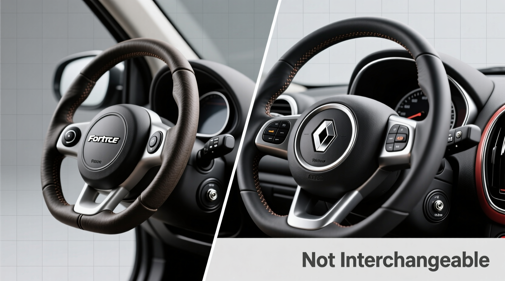 smart fortwo vs twingo steering wheel