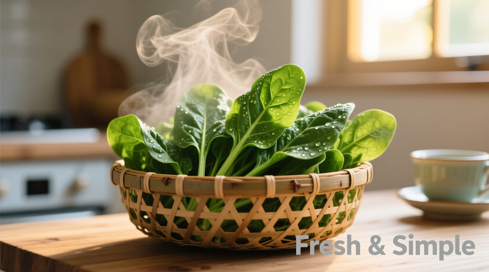 Spinat dämpfen: Nährstoffe bewahren, Bitterstoffe reduzieren