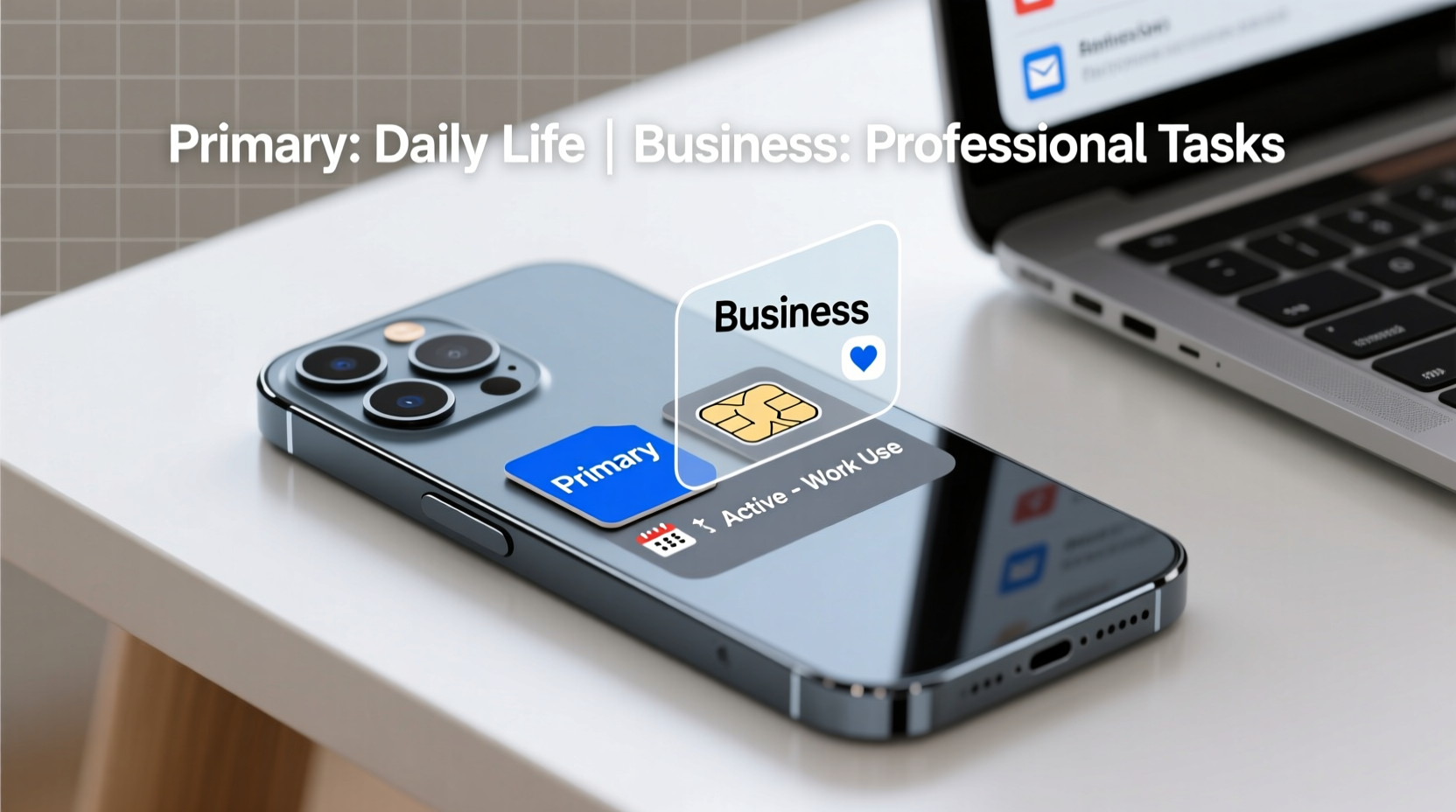 iphone primary vs business sim which one am i actually using and does it even matter