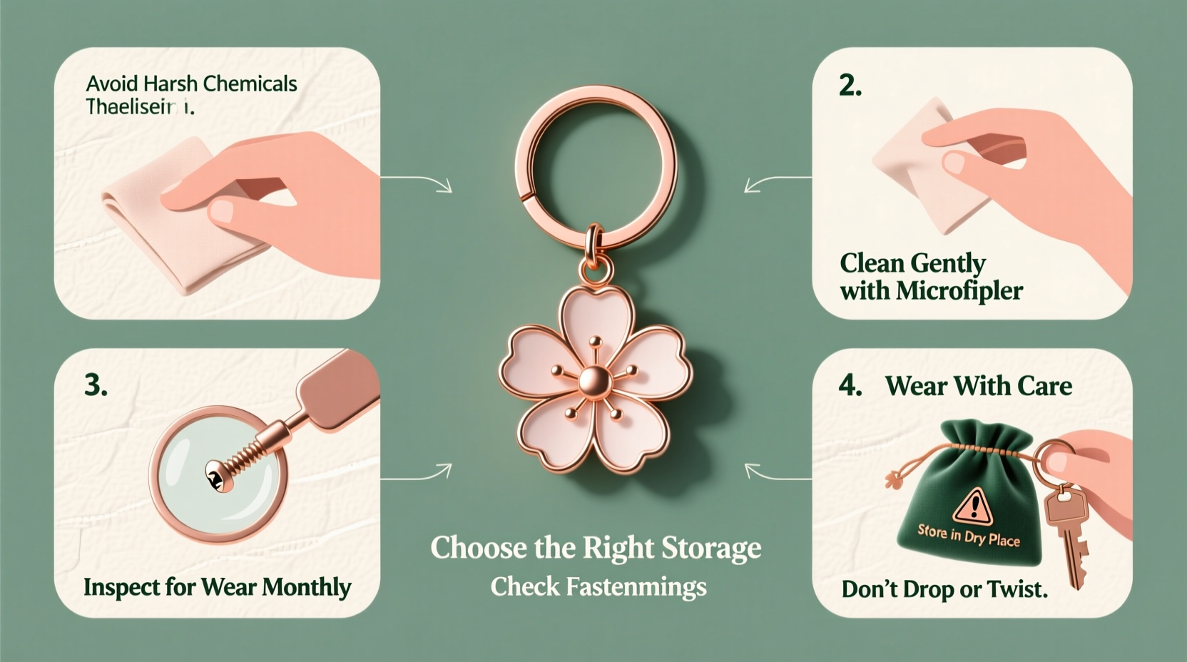 ultimate guide to strengthening and protecting your flower pendant keychain for lasting durability