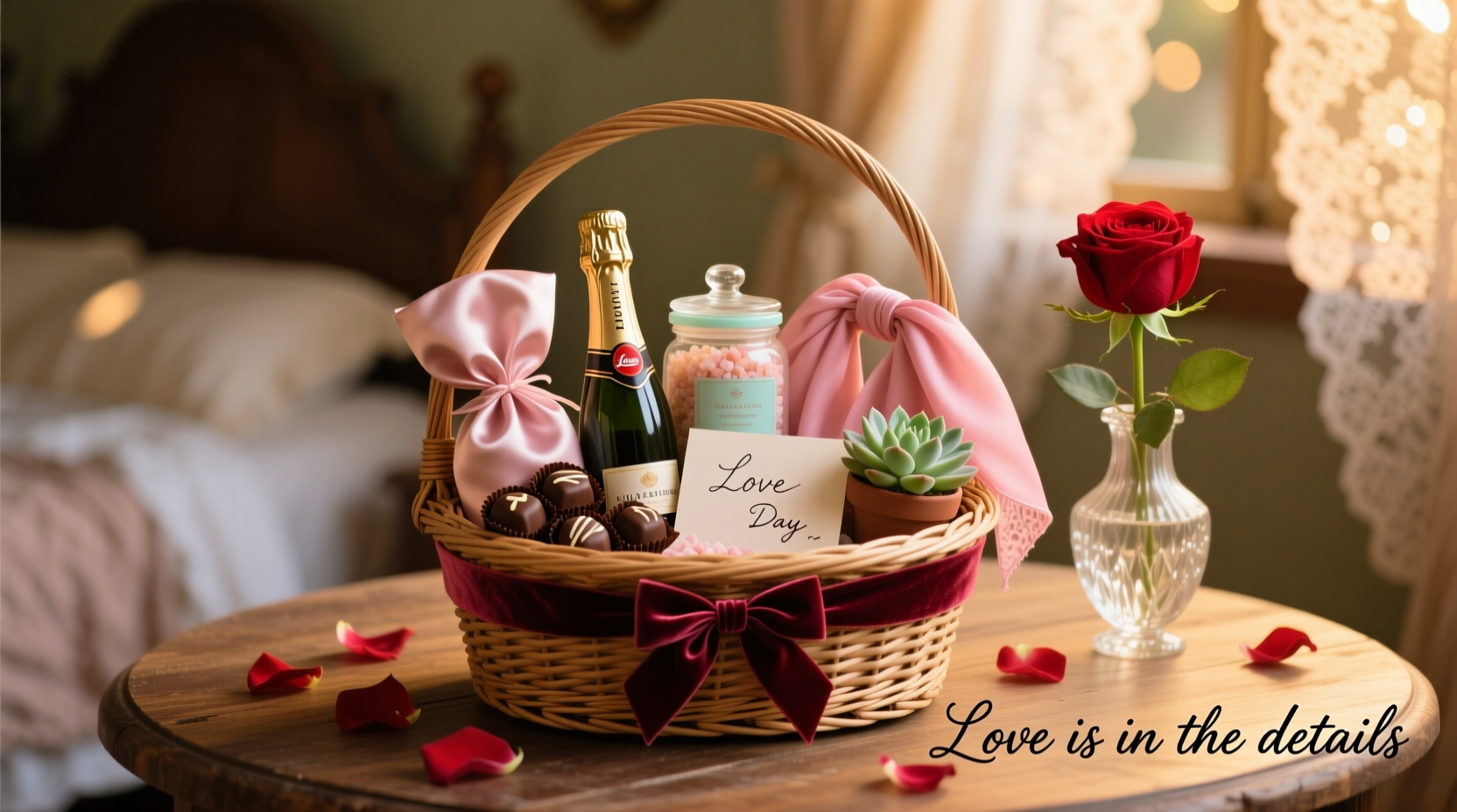 womens valentines day basket