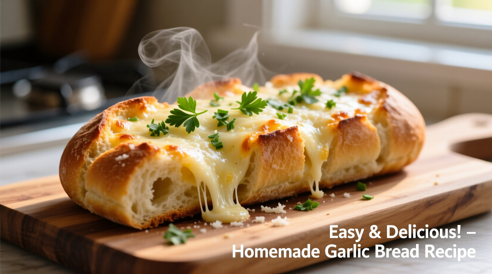 Perfect Cheesy Garlic Bread Recipe: 3-Cheese Blend Method