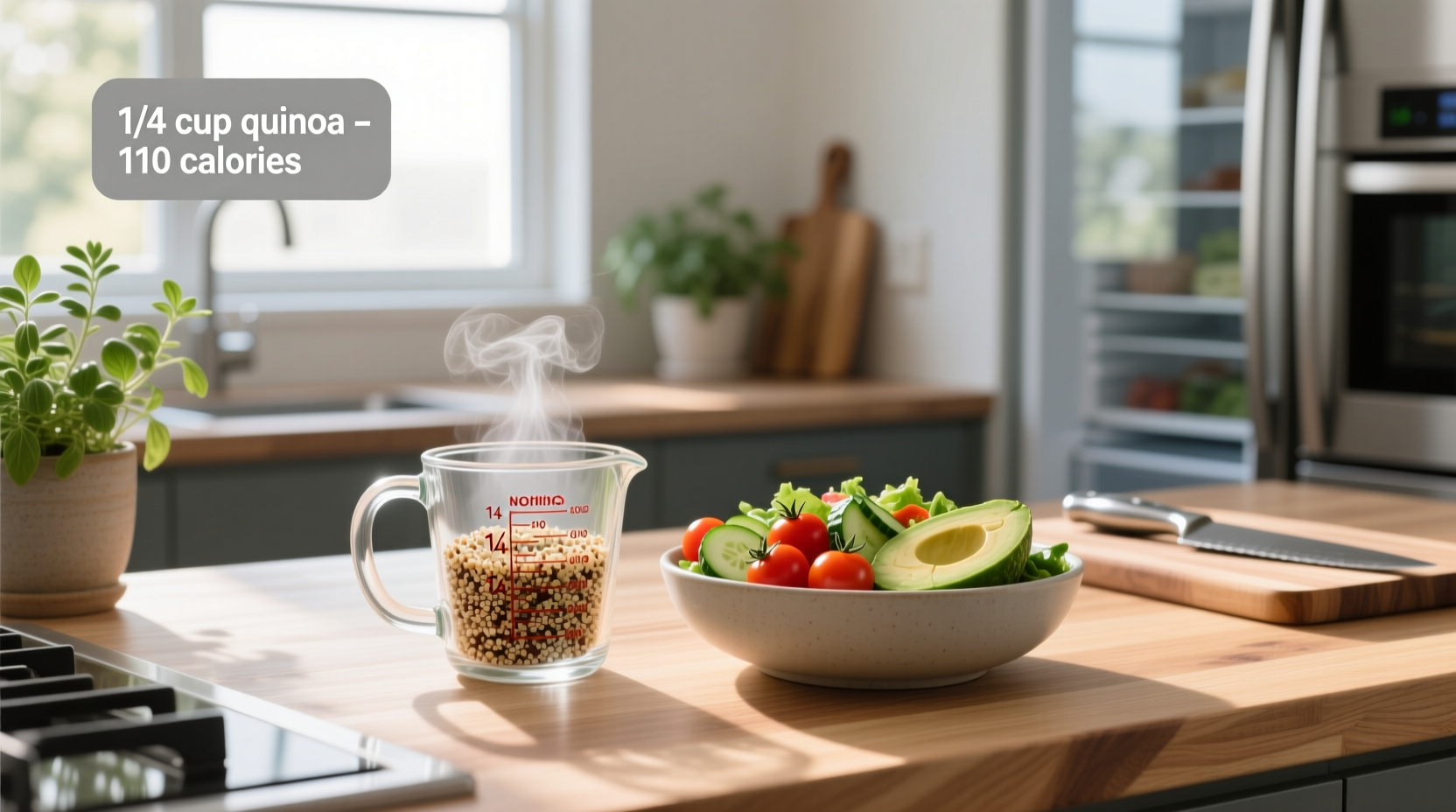 1/4 cup quinoa calories nutrition guide