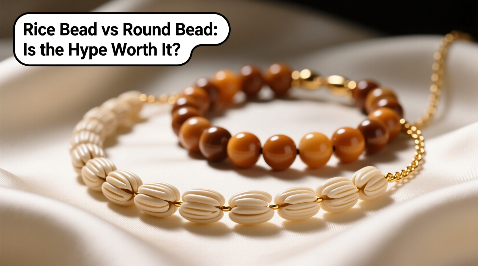 rice bead vs round bead necklace is the rice shape worth the hype