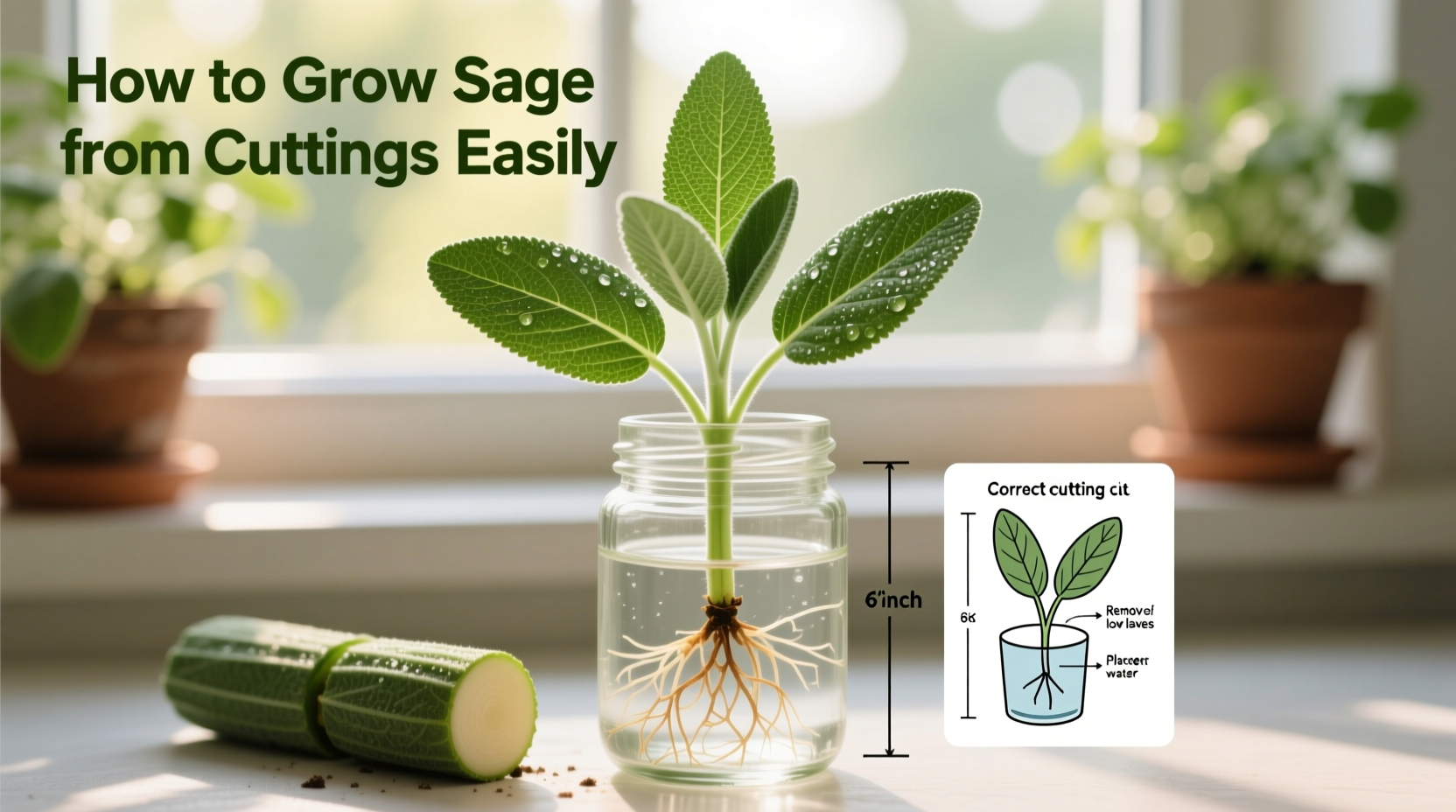 how to grow sage from cuttings