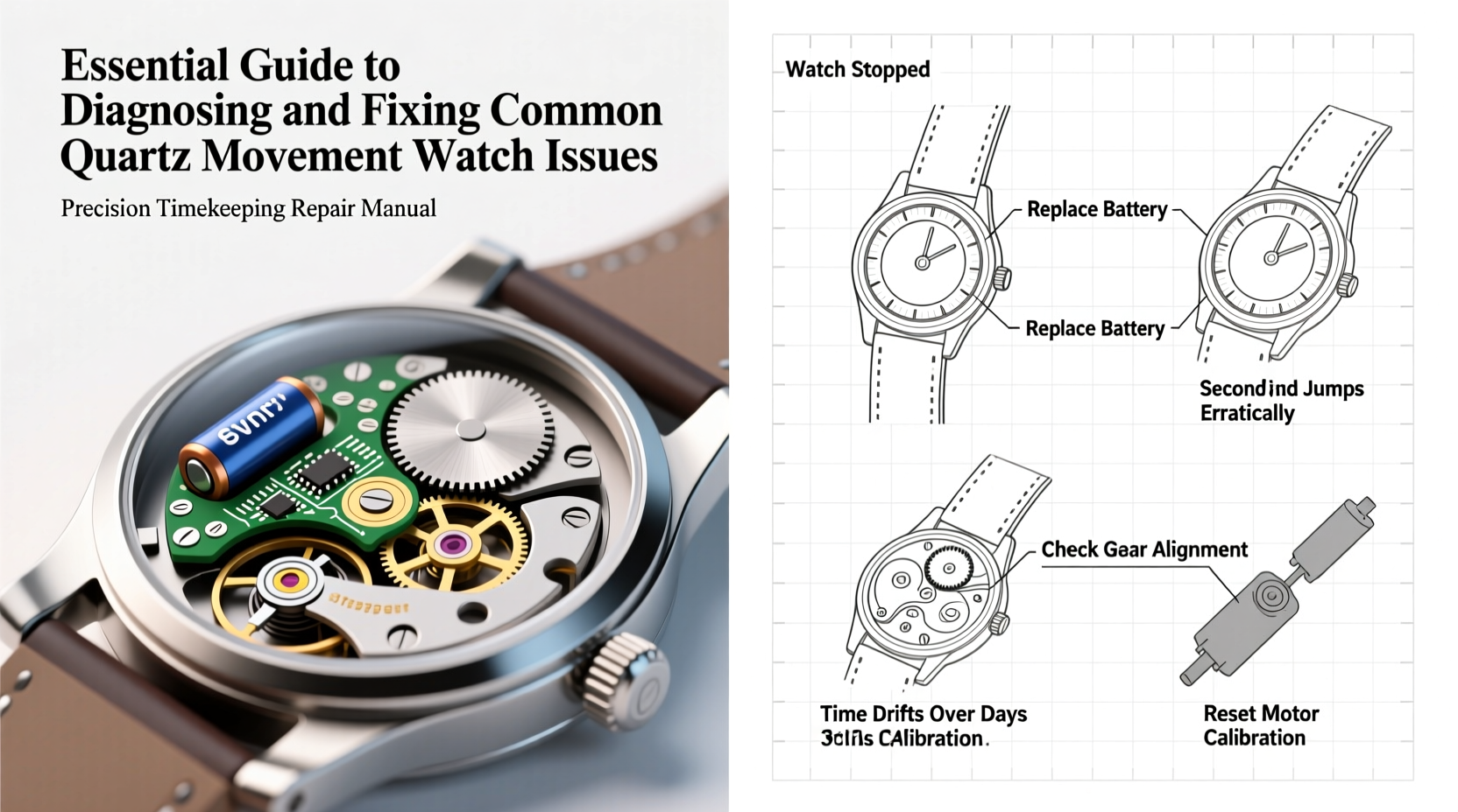 essential guide to diagnosing and fixing common quartz movement watch issues