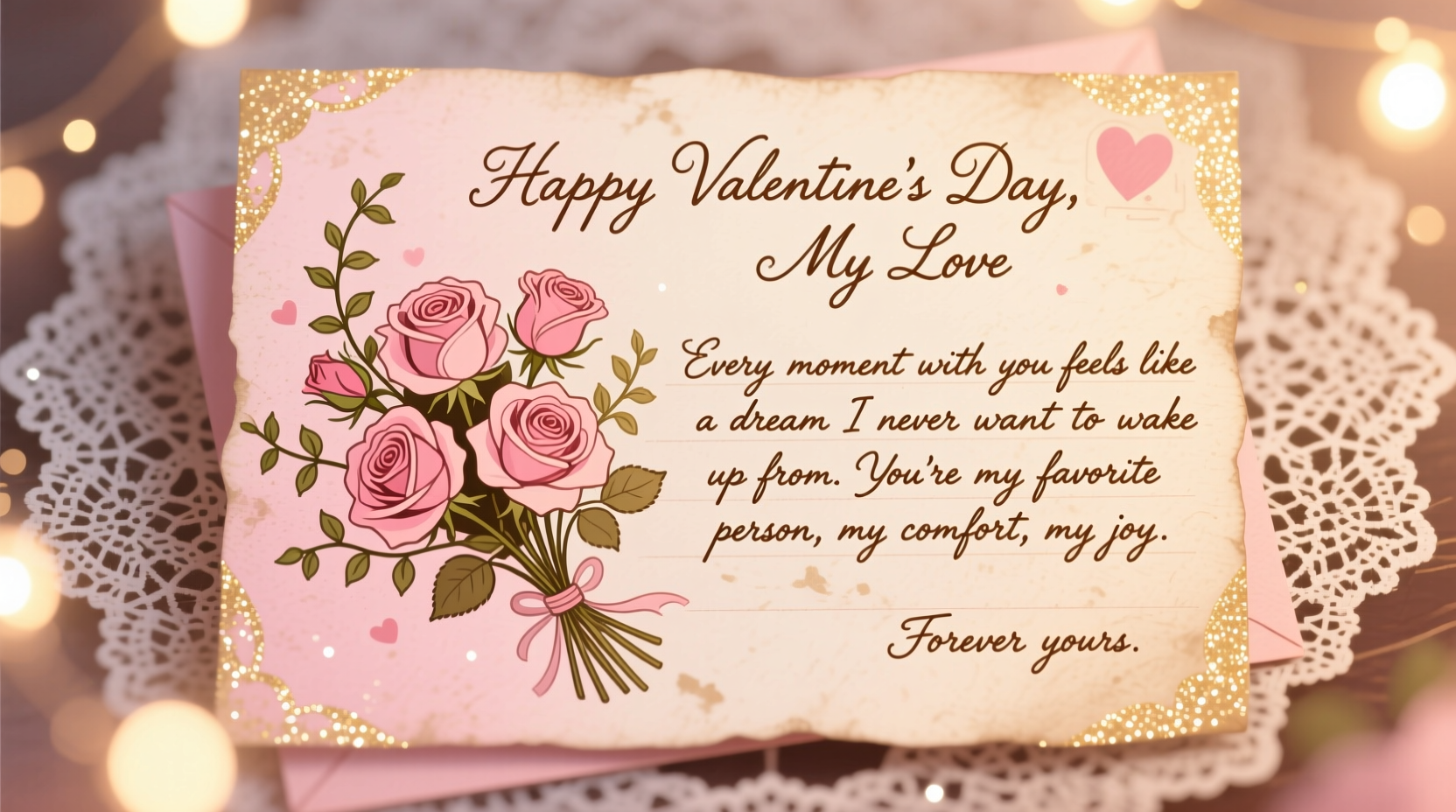 what should i write to my girlfriend on valentines day