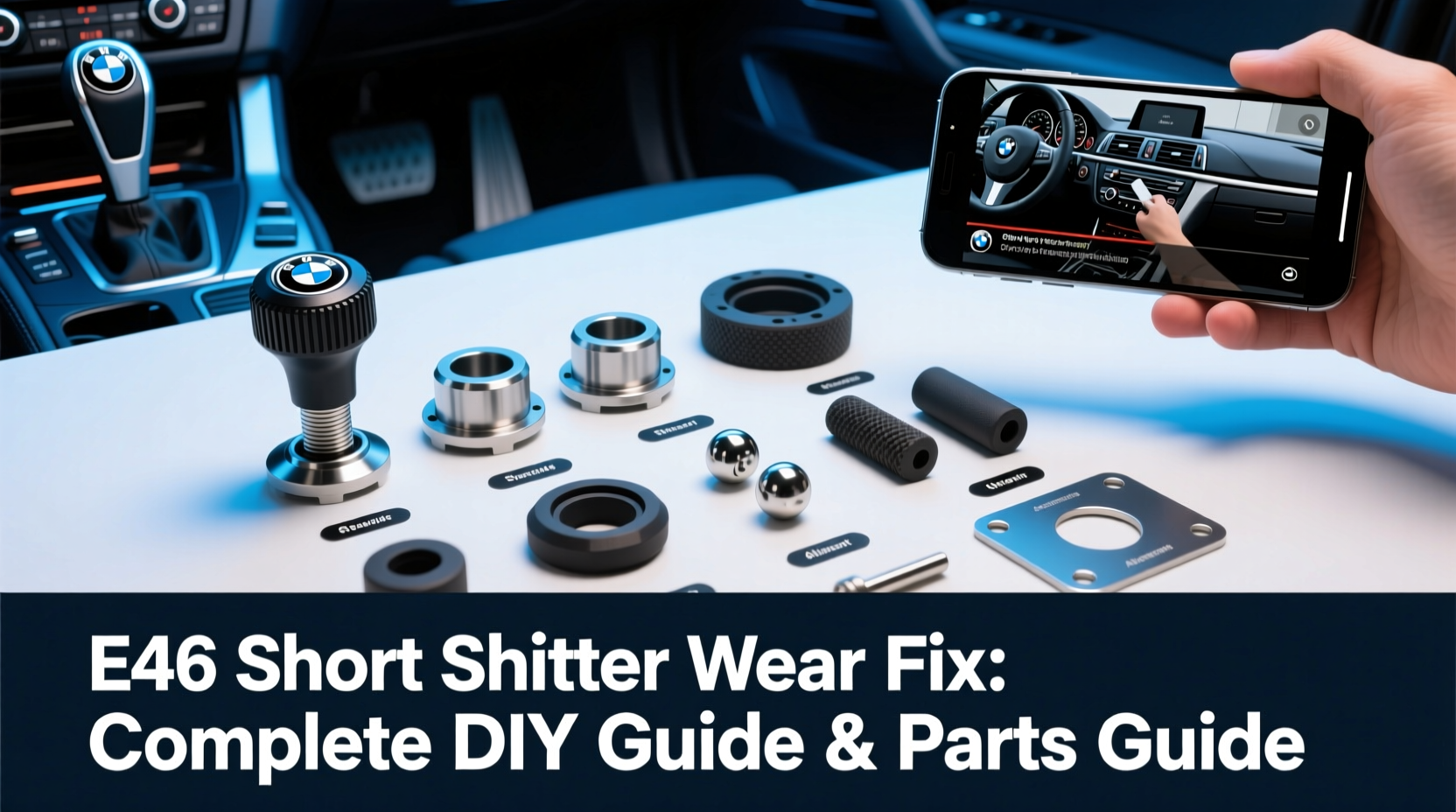 e46 short shifter wear fix
