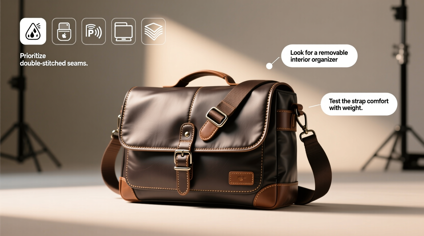 how to choose a durable flap messenger bag essential features and expert tips