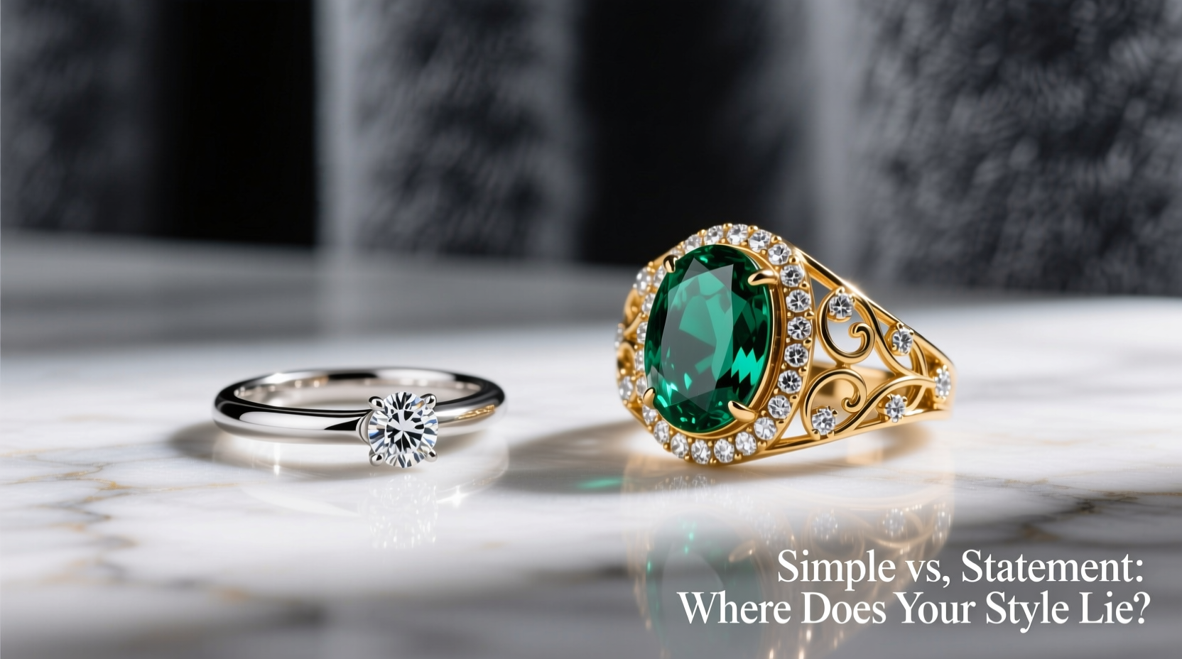 simple ring vs statement ring are statement rings too flashy or are simple rings just boring