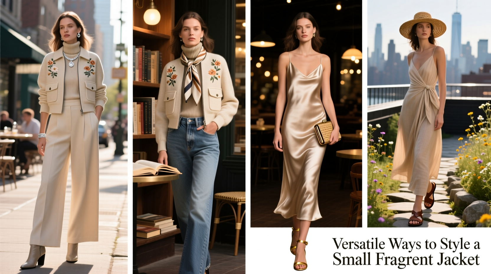 versatile ways to style a small fragrant jacket for every occasion 2