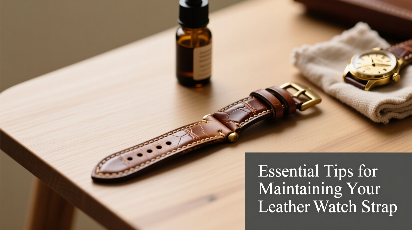 essential tips for maintaining a leather watch strap to extend its lifespan