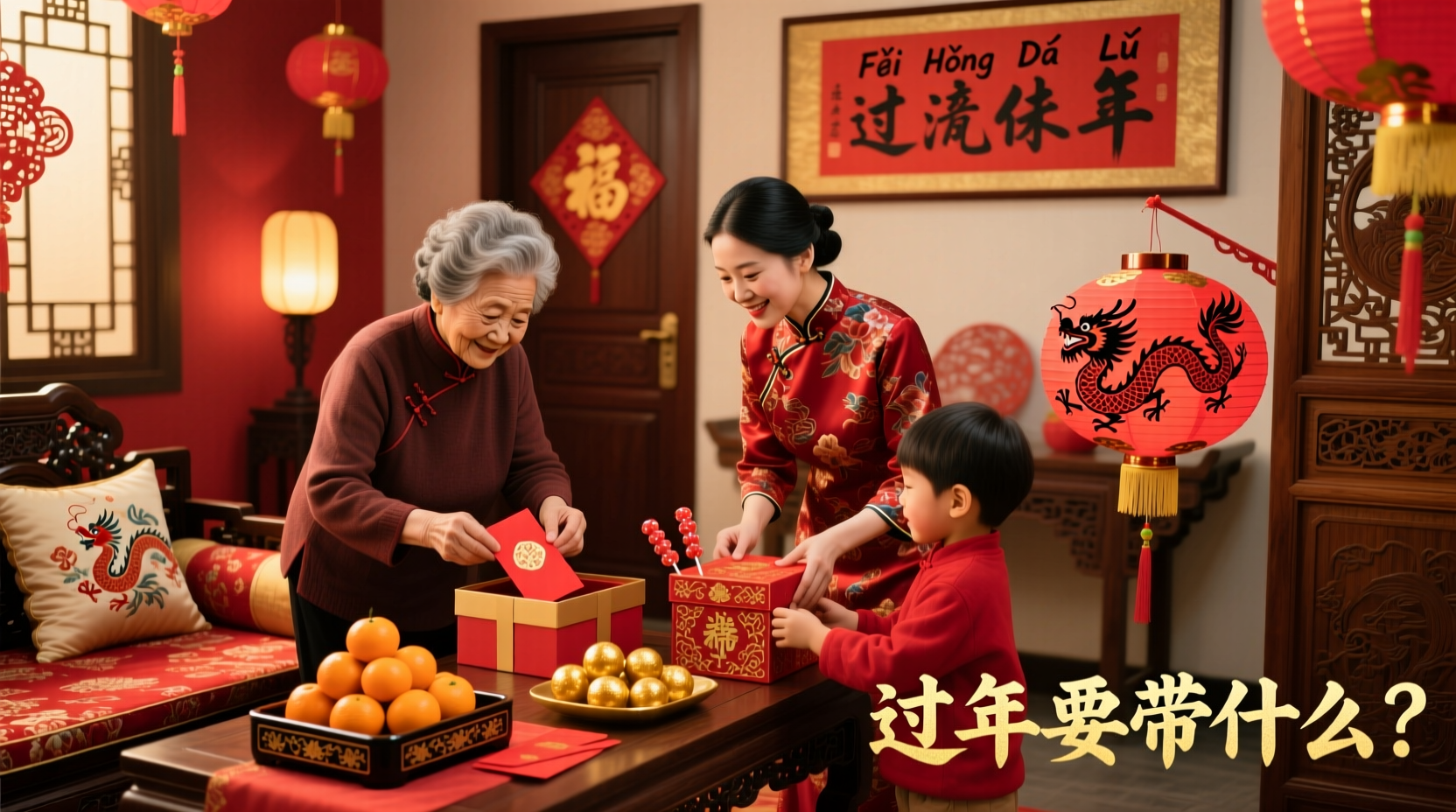 what should i bring for chinese new year